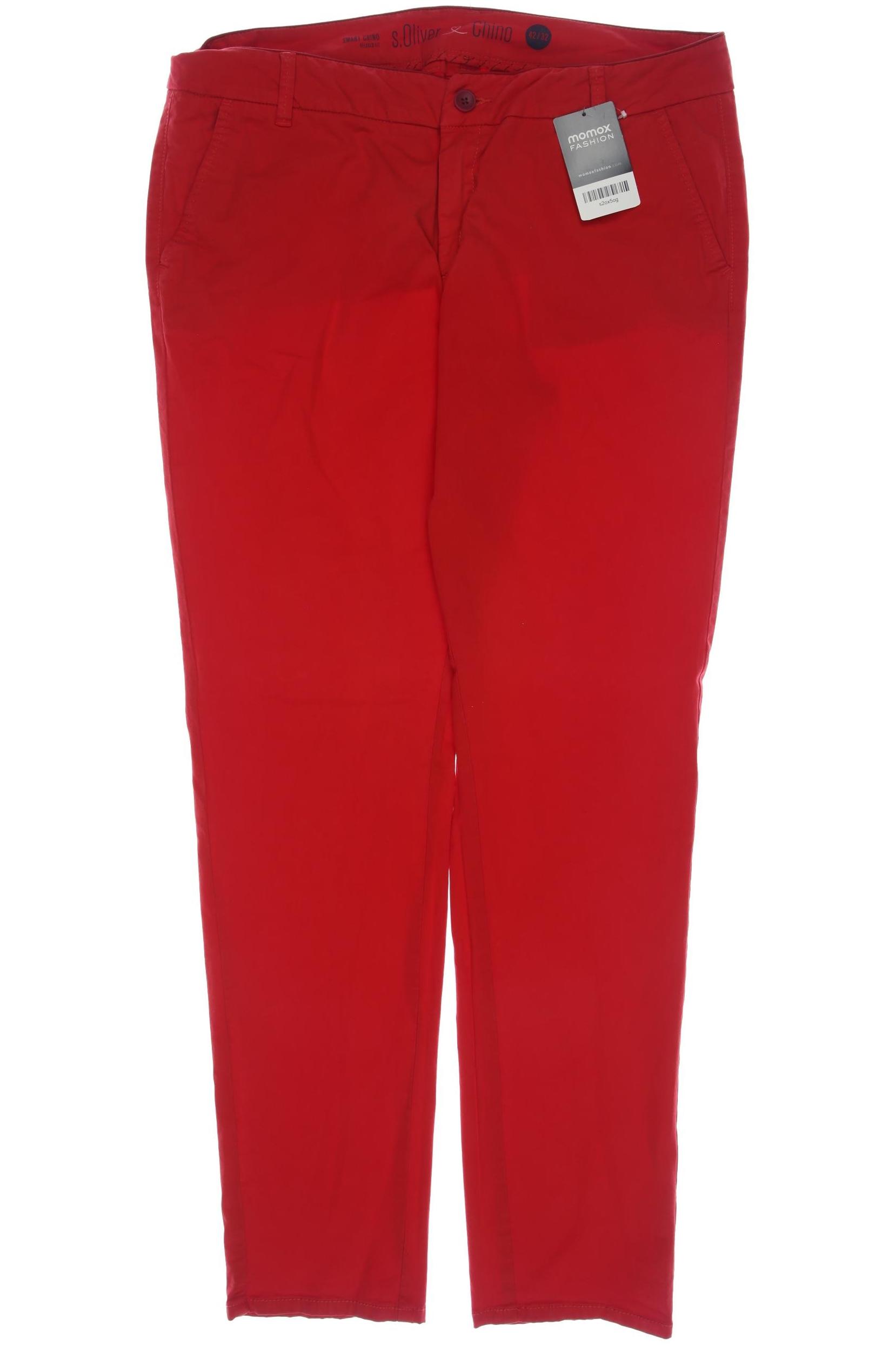 

s.Oliver Damen Stoffhose, rot, Gr. 42