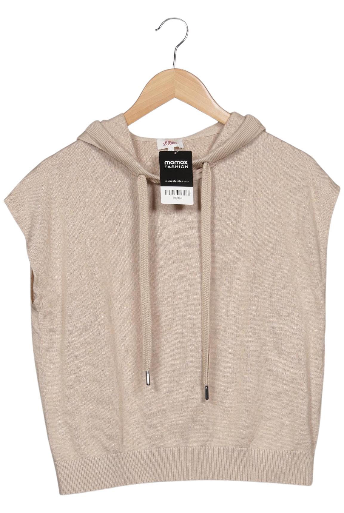 

s.Oliver Damen Kapuzenpullover, beige, Gr. 36