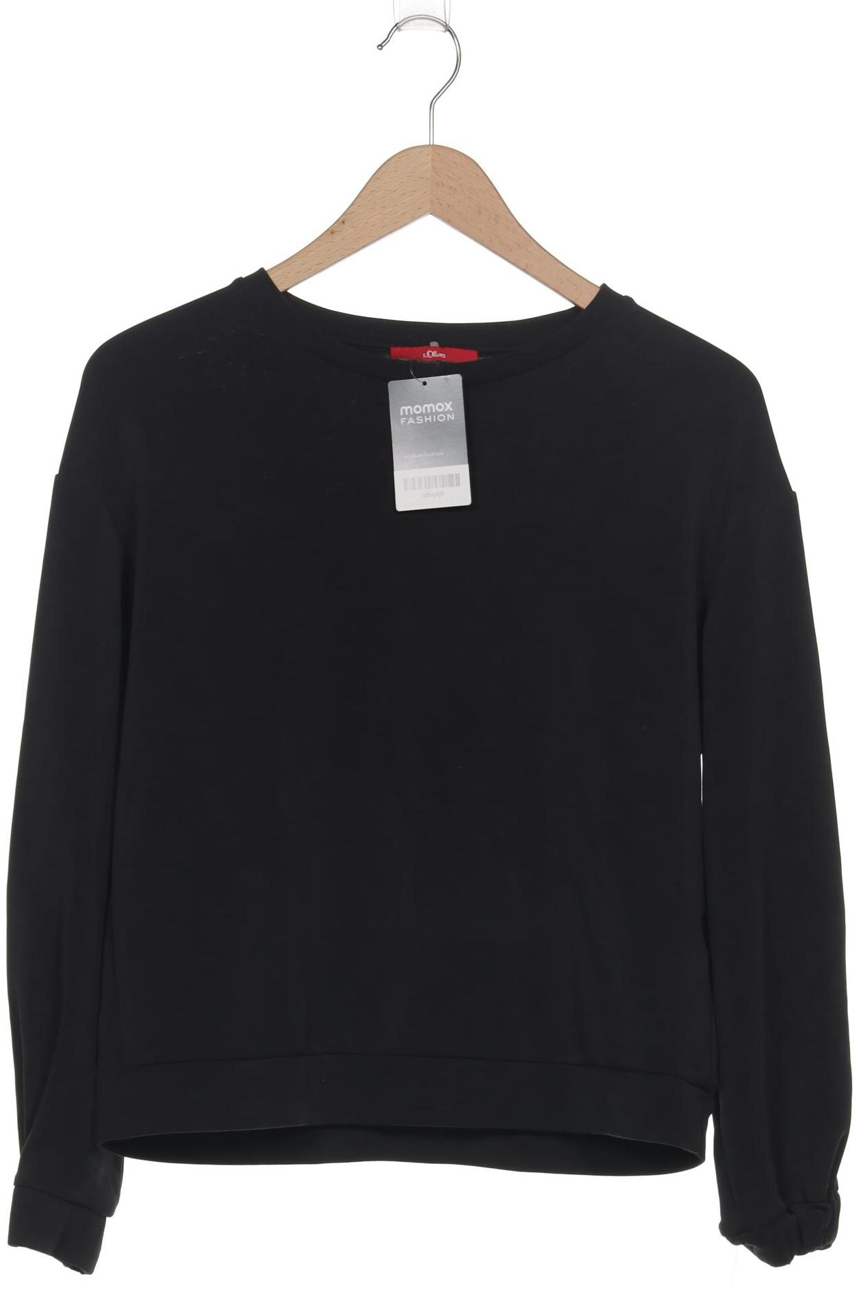 

s.Oliver Damen Sweatshirt, schwarz, Gr. 34