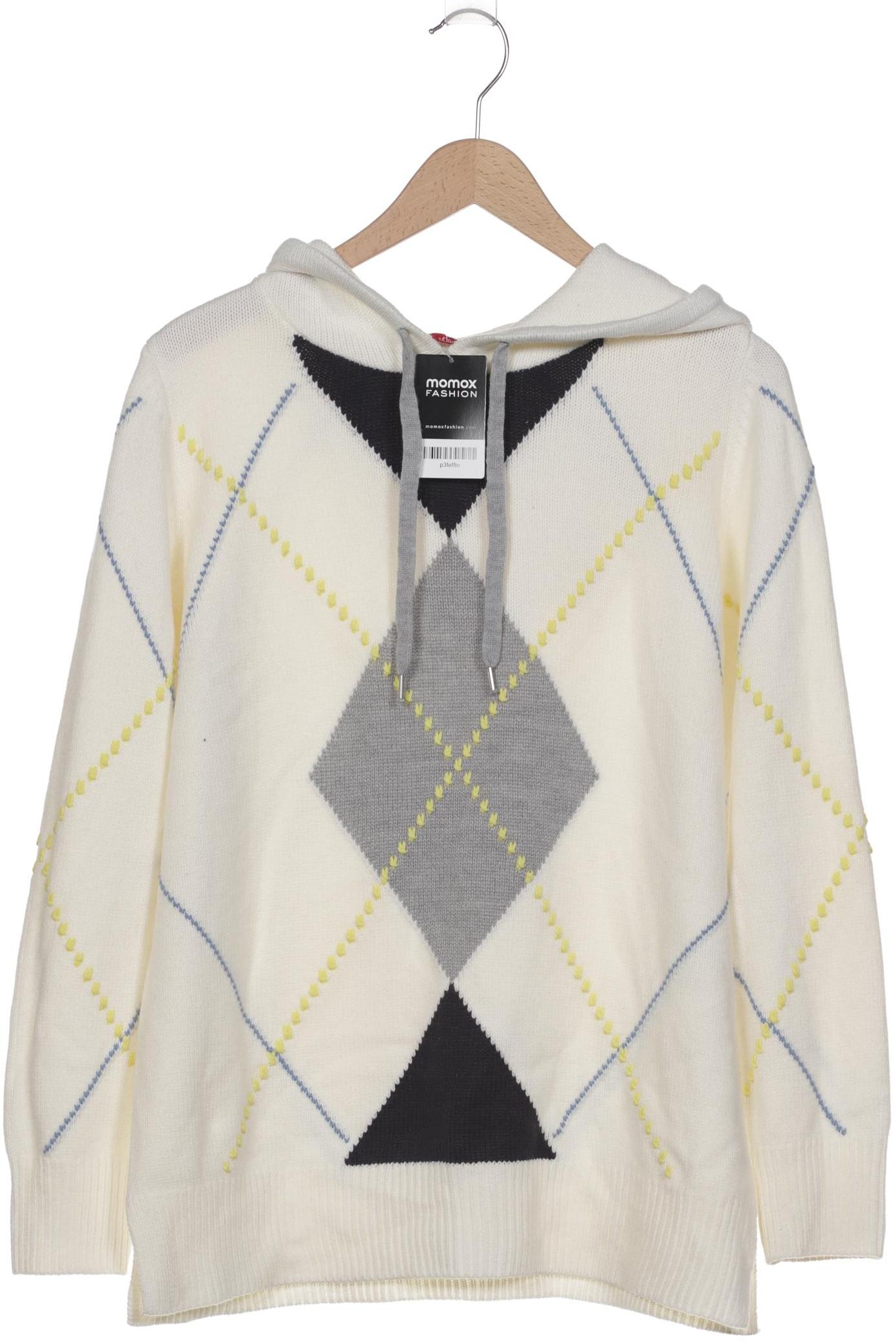 

s.Oliver Damen Kapuzenpullover, cremeweiß, Gr. 42