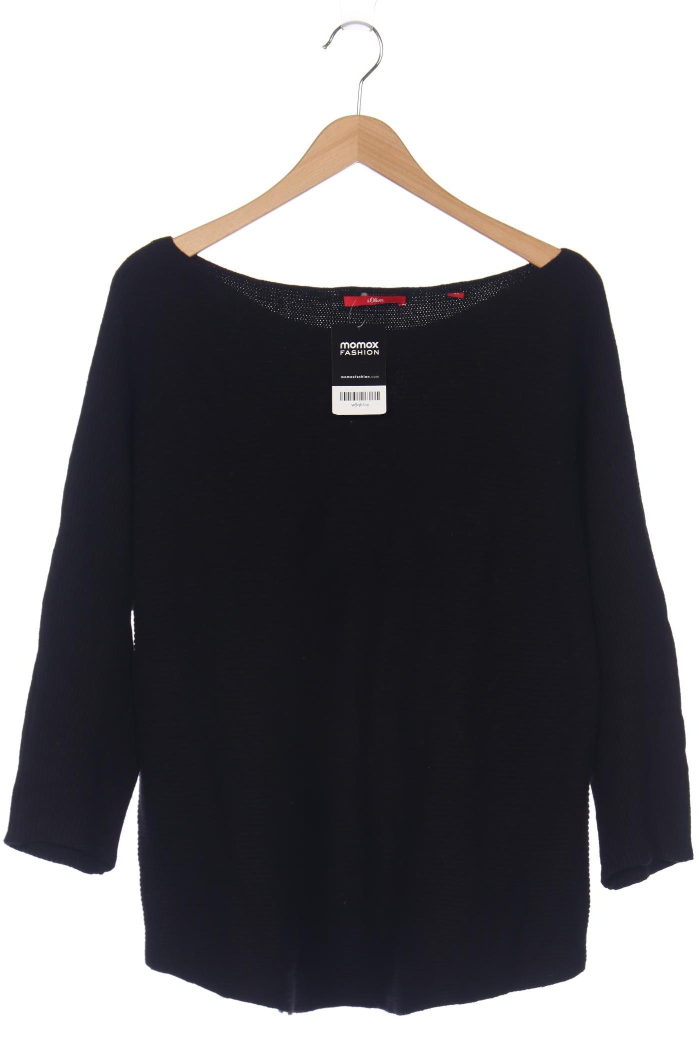 

s.Oliver Damen Pullover, schwarz