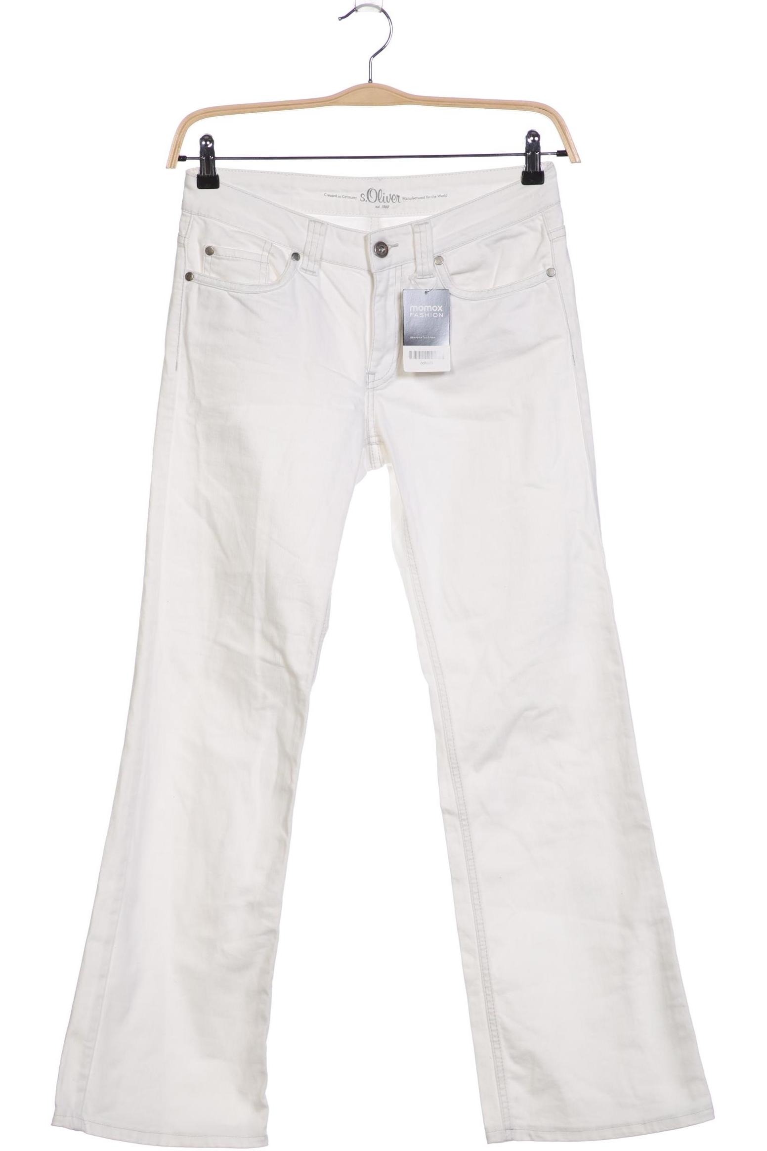 

s.Oliver Damen Jeans, weiß, Gr. 30