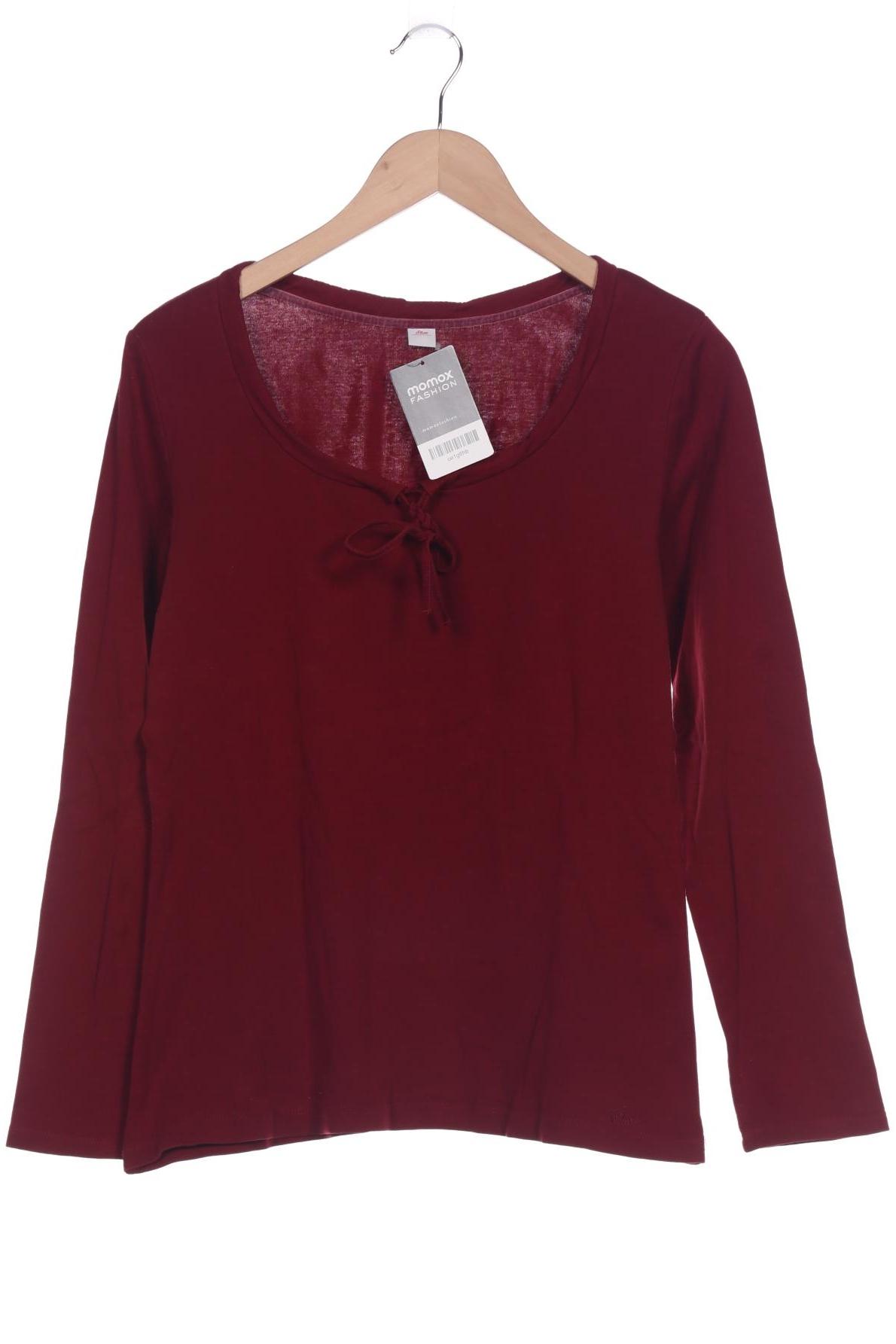

s.Oliver Damen Langarmshirt, bordeaux, Gr. 42