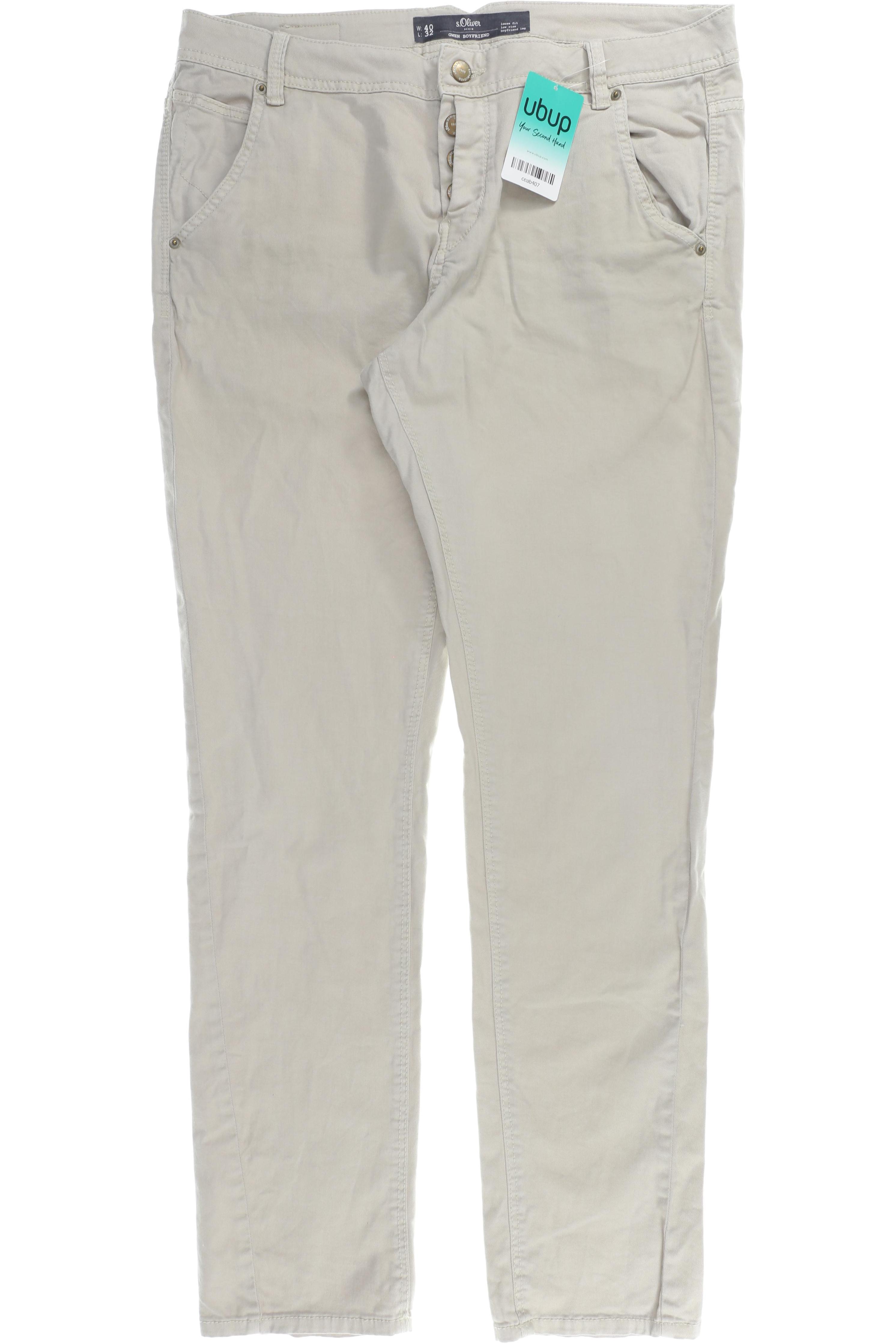 

s.Oliver Damen Jeans, beige, Gr. 40