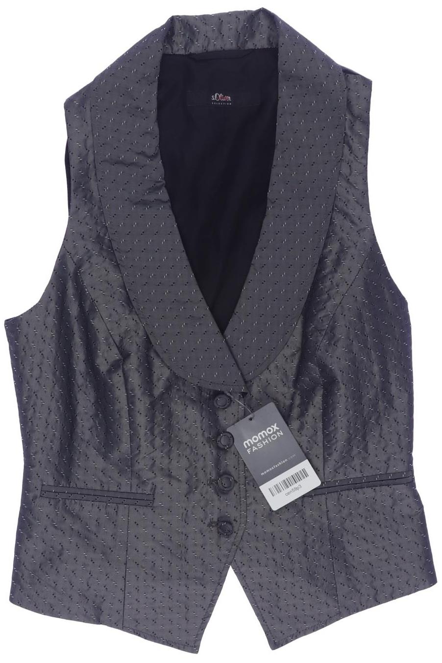 

s.Oliver Damen Weste, grau, Gr. 36