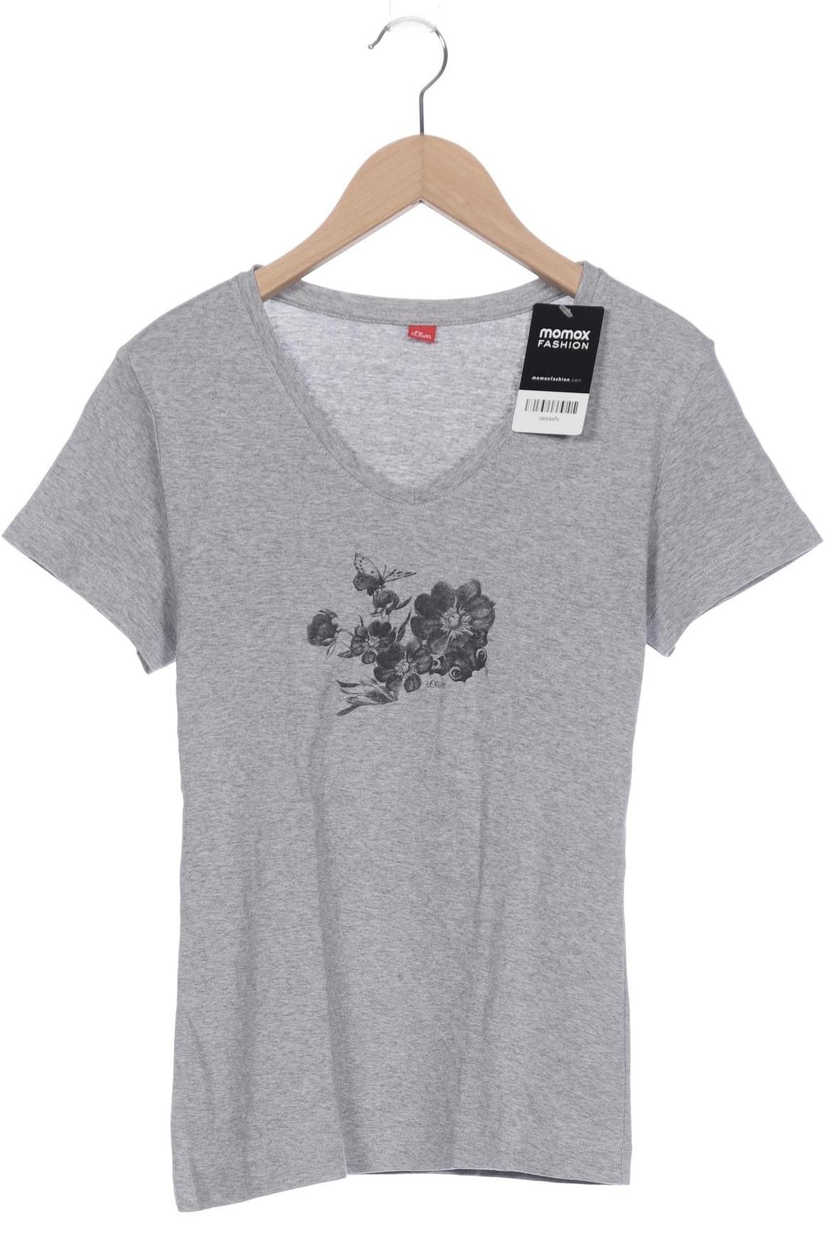 

s.Oliver Damen T-Shirt, grau, Gr. 36