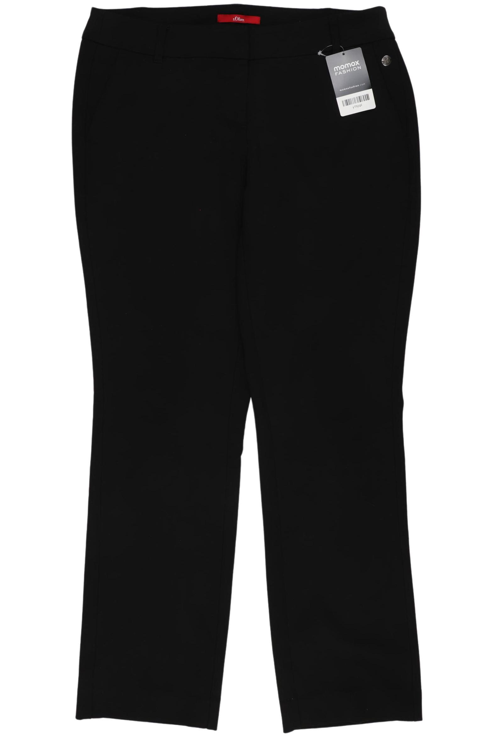 

s.Oliver Damen Stoffhose, schwarz, Gr. 38