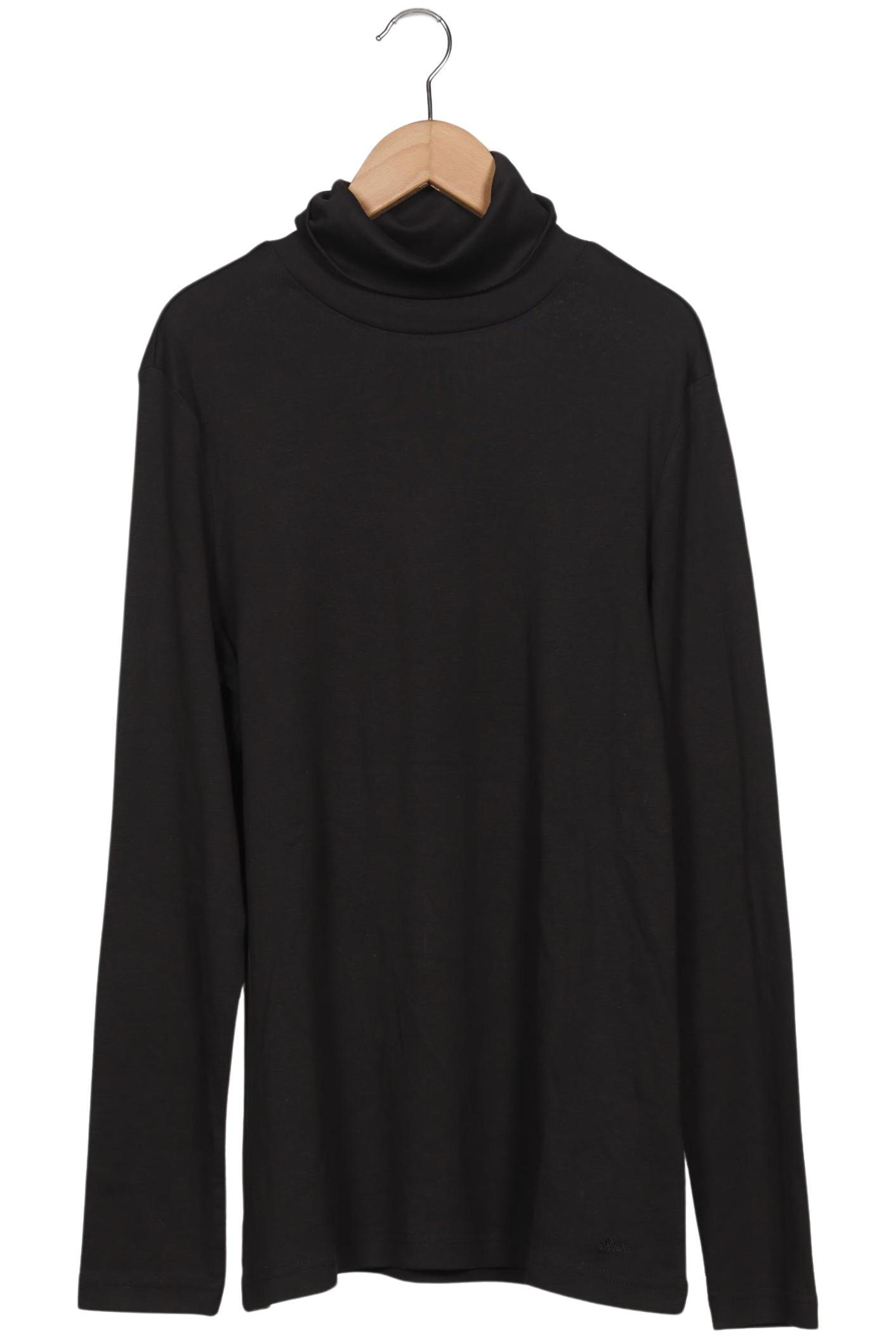 

s.Oliver Damen Langarmshirt, schwarz, Gr. 46