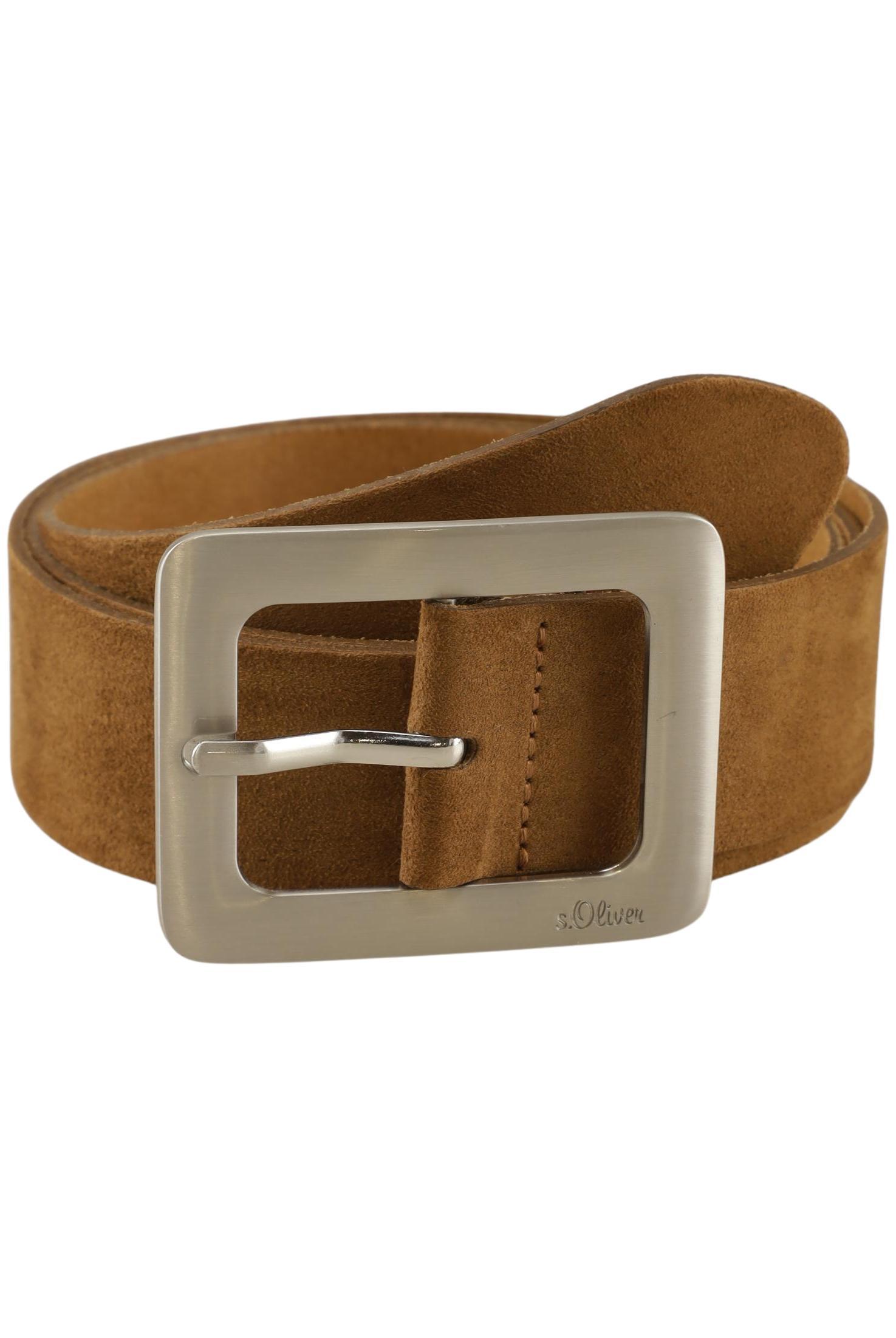 

s.Oliver Damen Gürtel, braun, Gr. 105