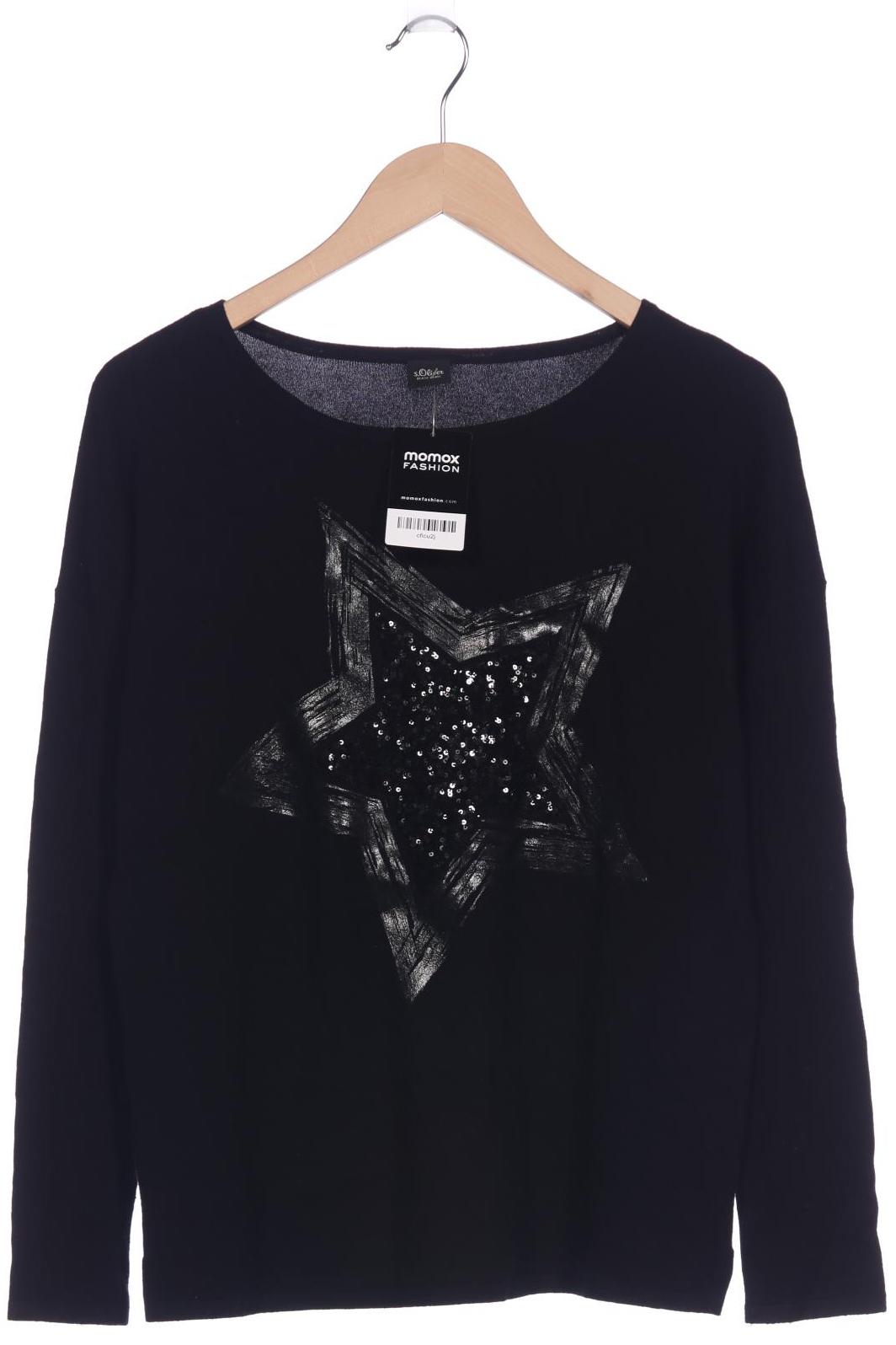 

s.Oliver Damen Pullover, schwarz, Gr. 36