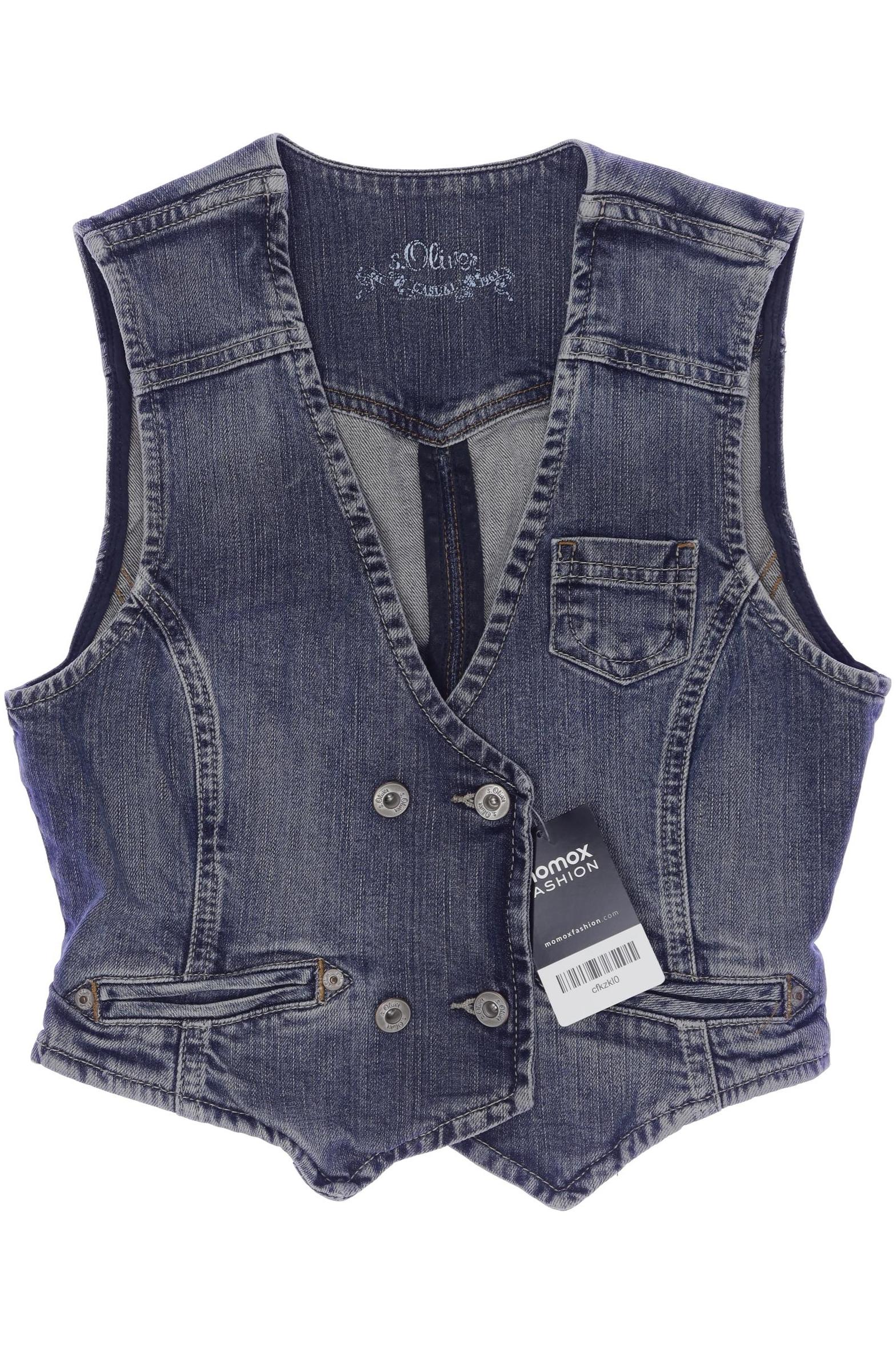 

s.Oliver Damen Weste, blau, Gr. 36