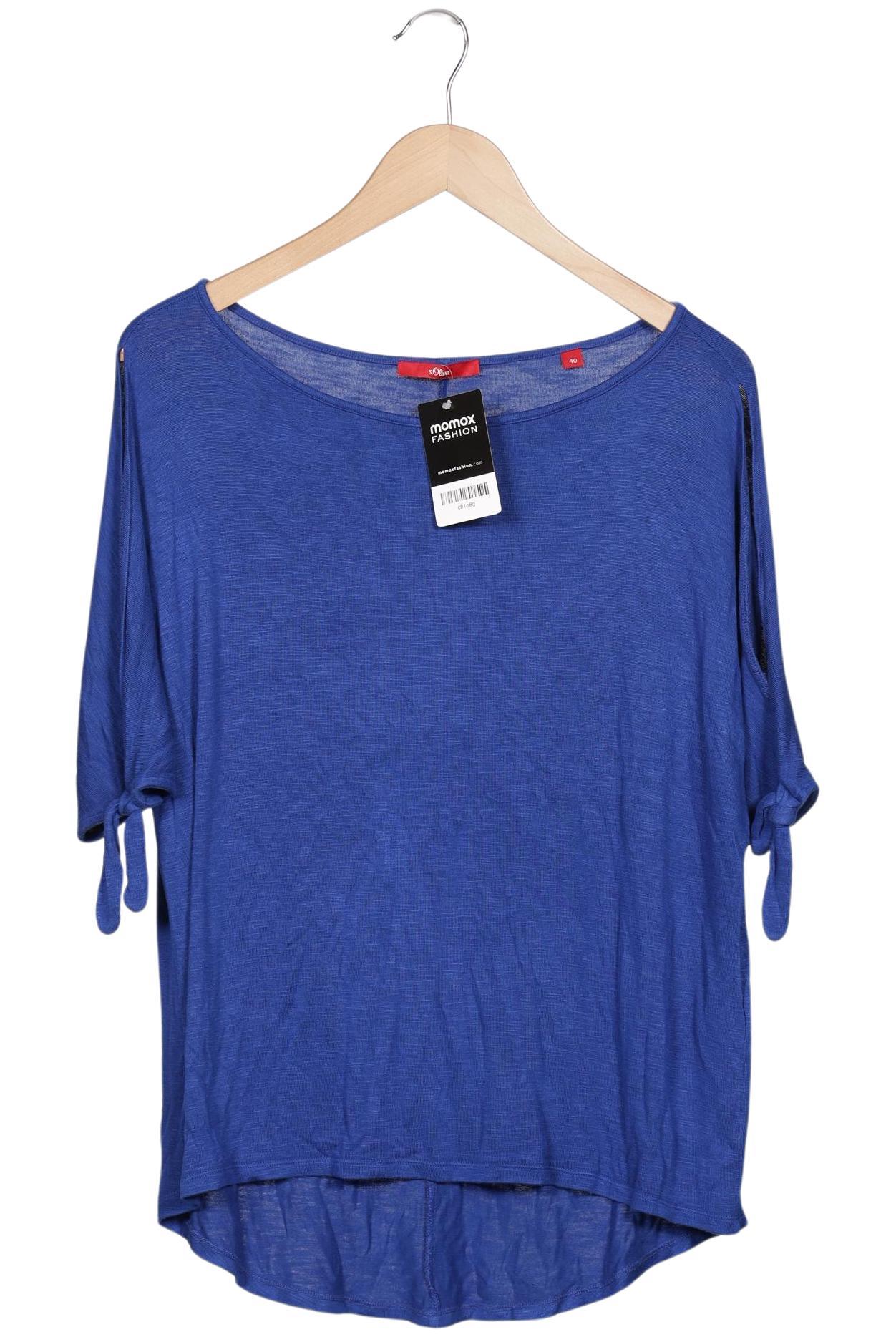 

s.Oliver Damen Pullover, blau, Gr. 40