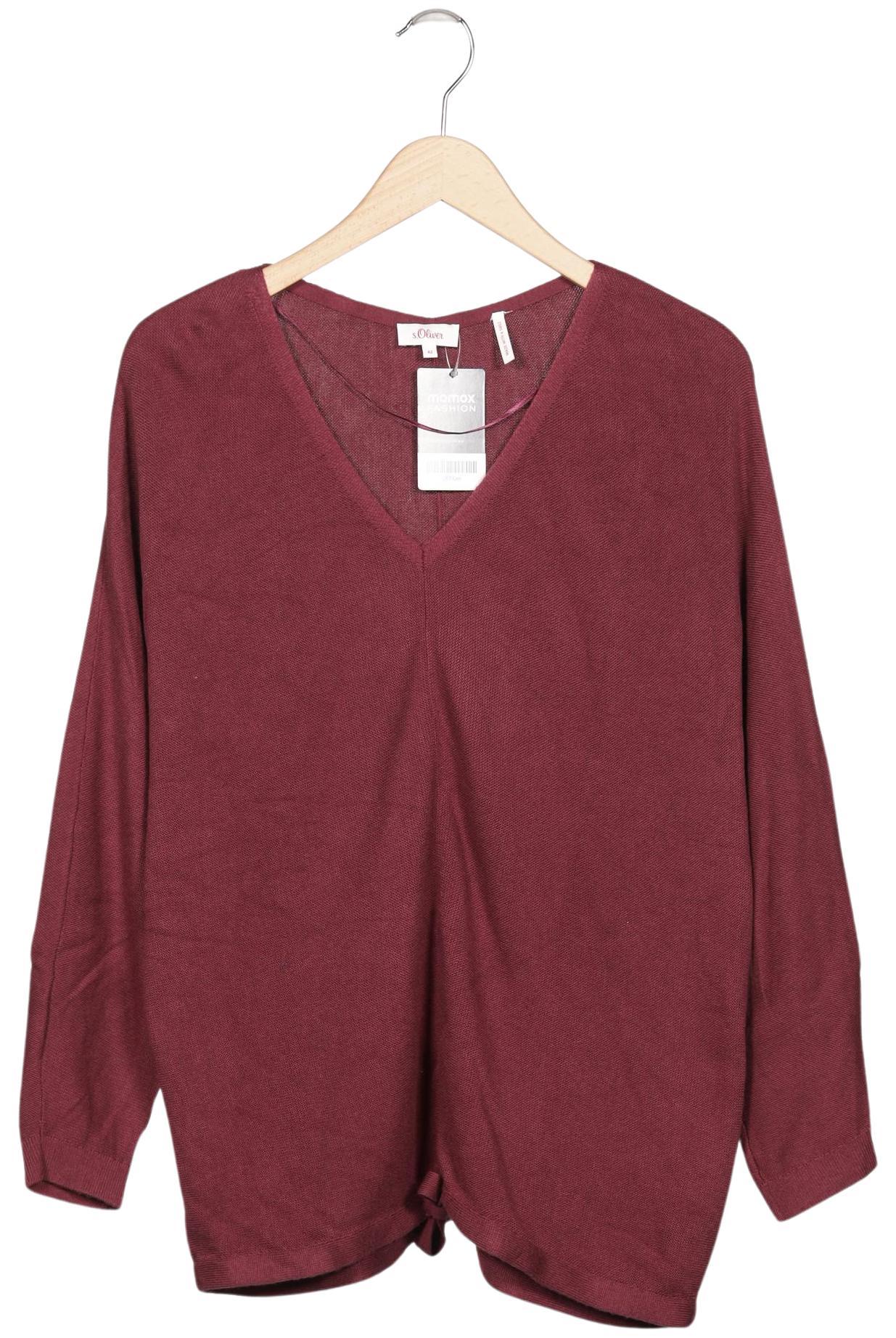 

s.Oliver Damen Pullover, bordeaux, Gr. 42