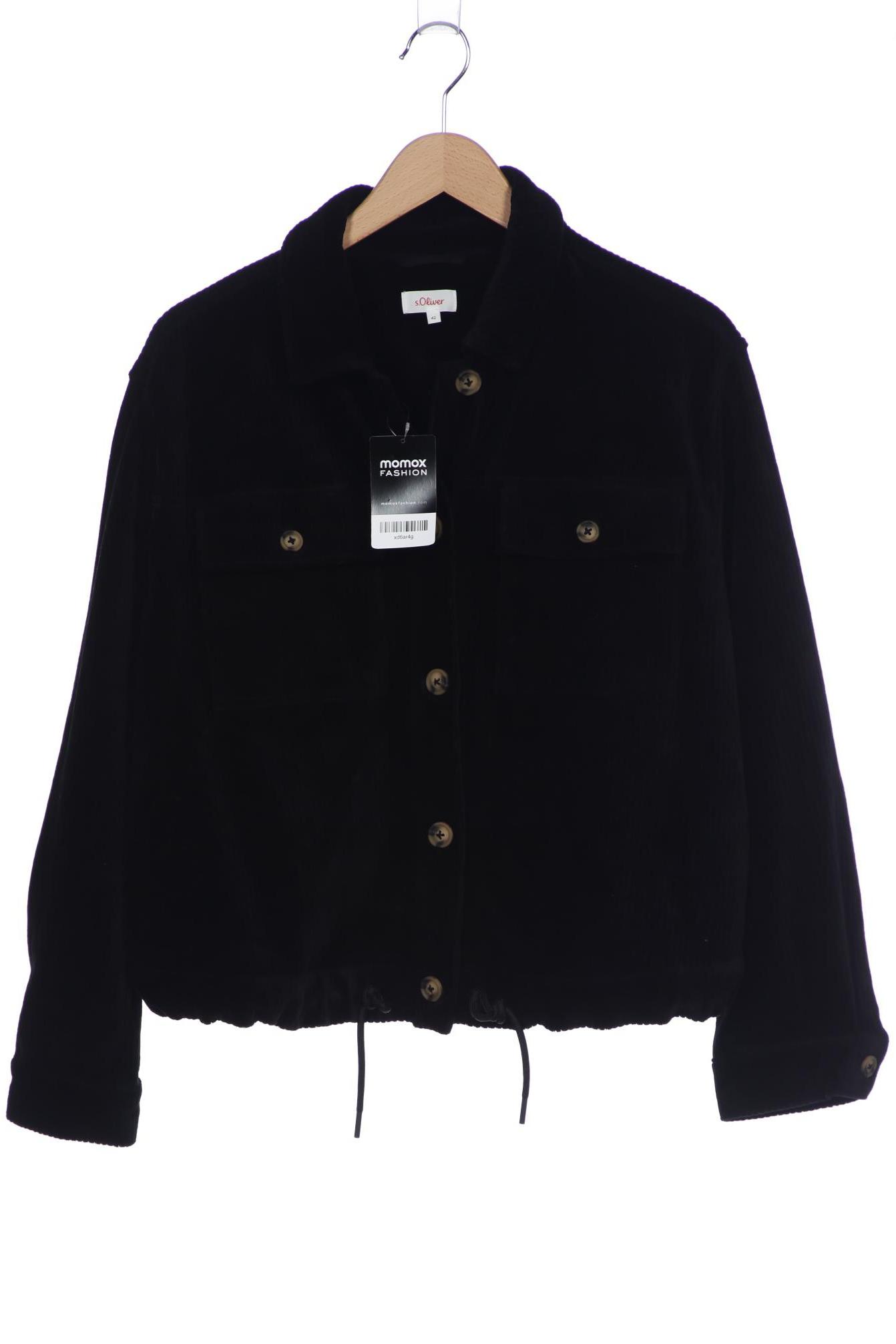 

s.Oliver Damen Jacke, schwarz, Gr. 42