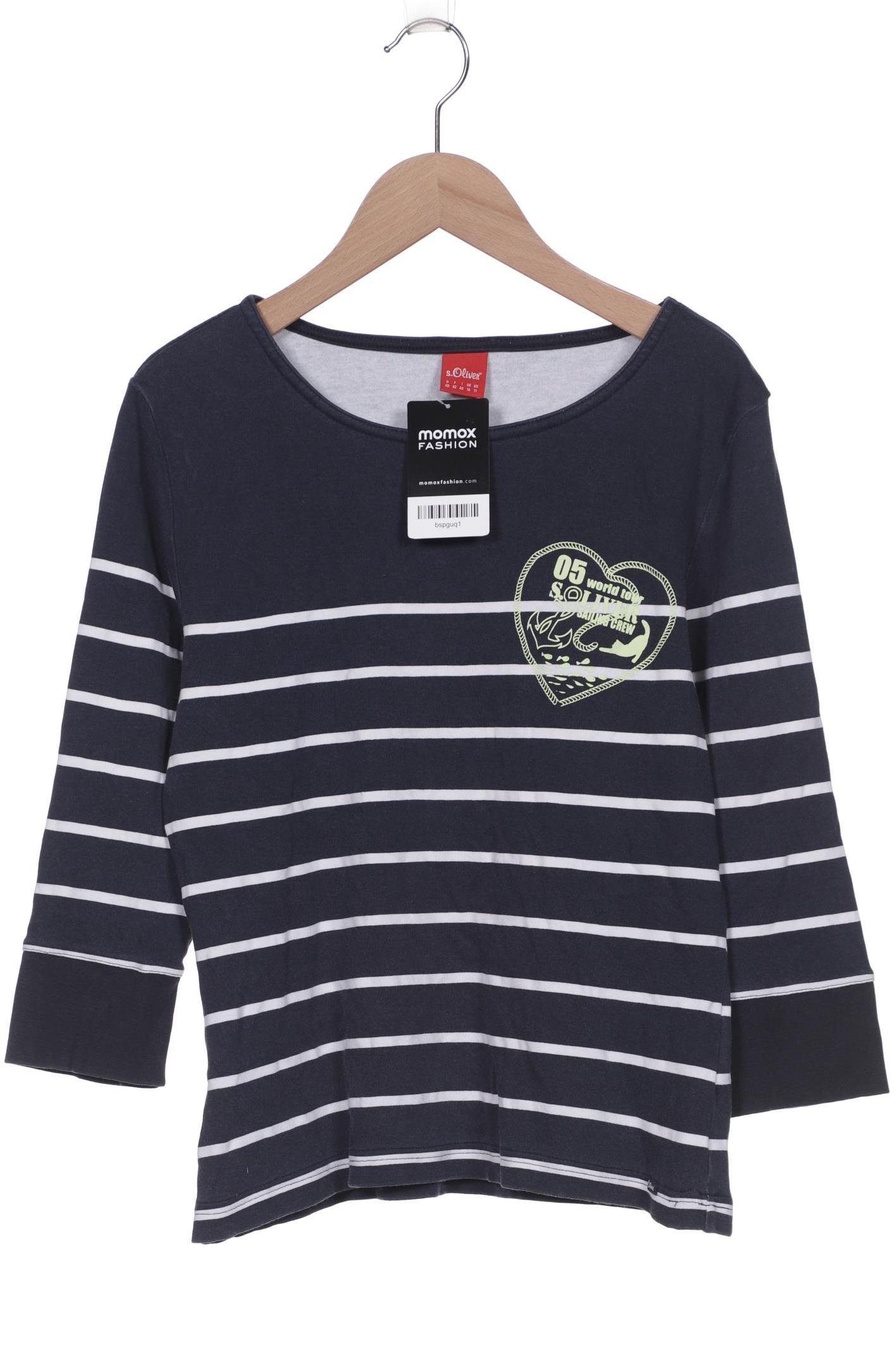 

s.Oliver Damen Langarmshirt, marineblau