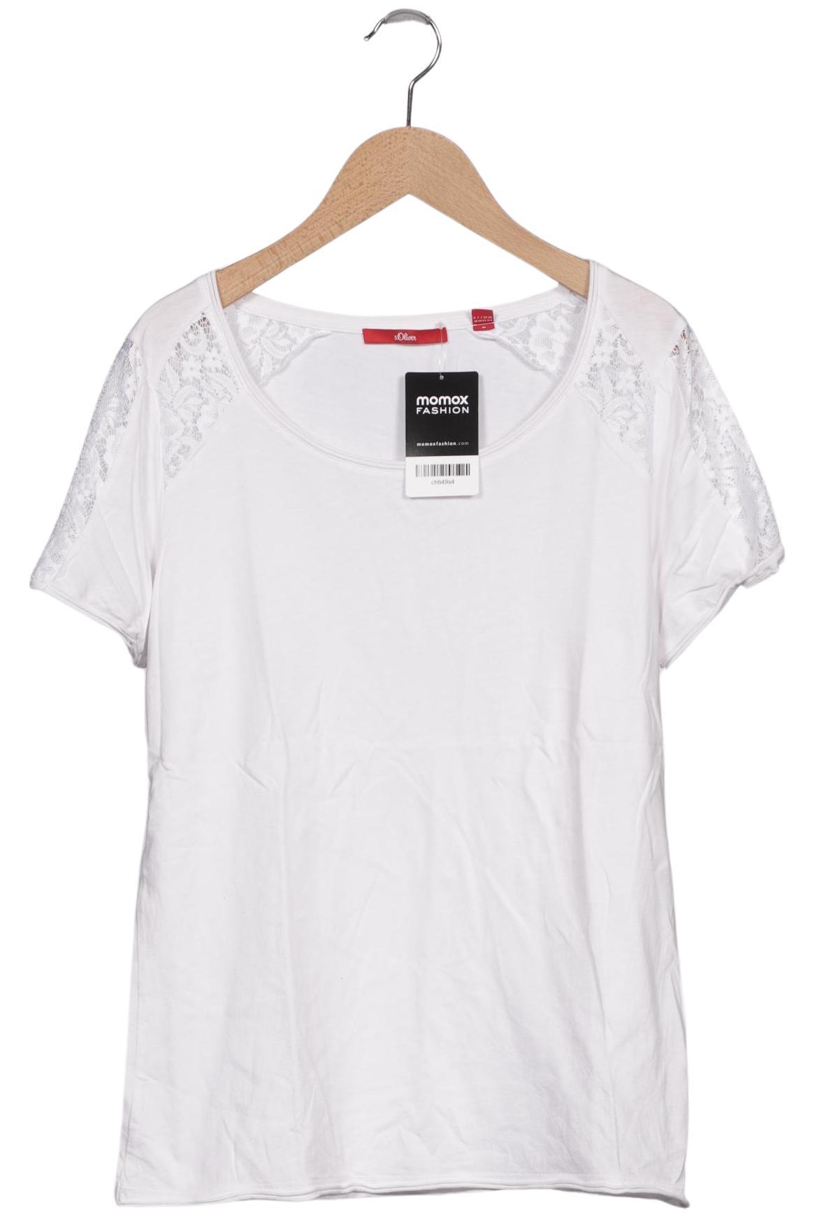 

s.Oliver Damen T-Shirt, weiß, Gr. 38