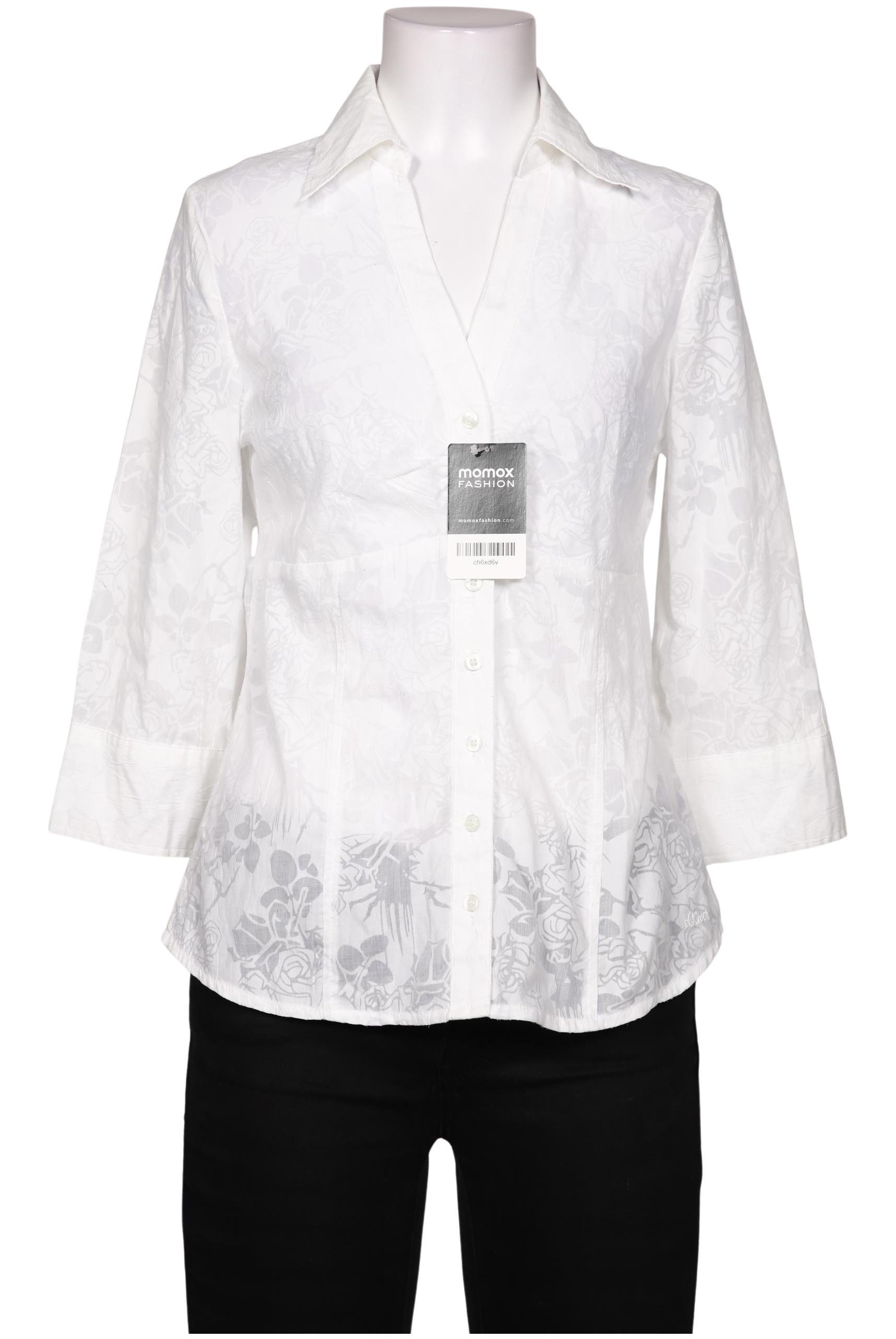 

s.Oliver Damen Bluse, weiß, Gr. 36