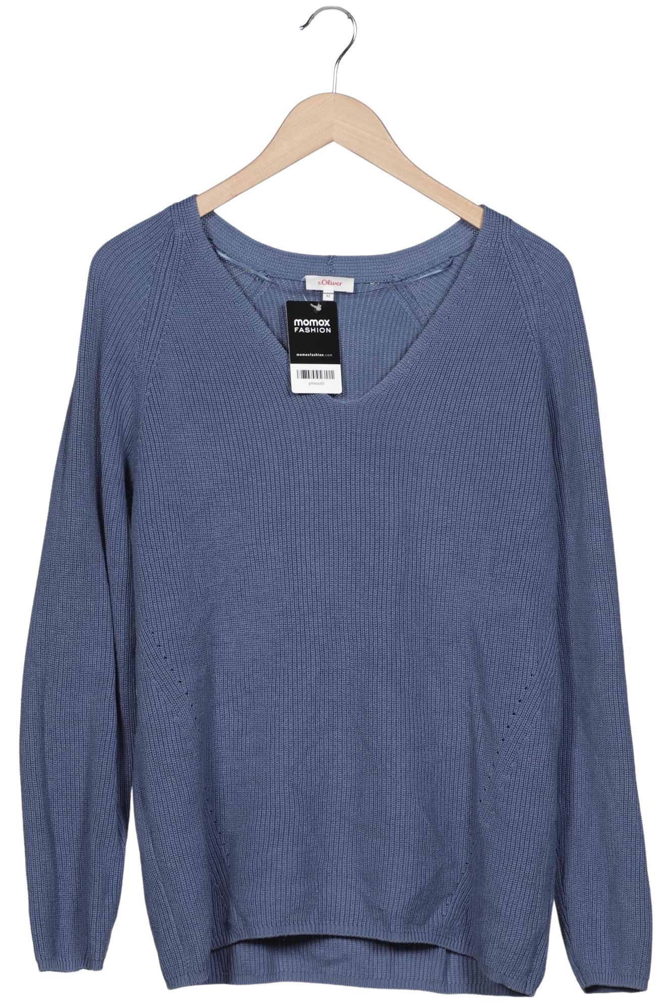 

s.Oliver Damen Pullover, blau, Gr. 42