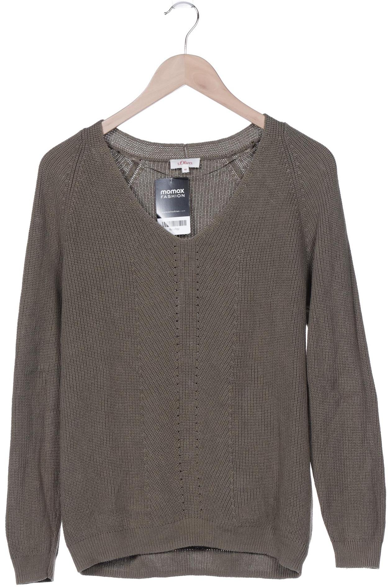 

s.Oliver Damen Pullover, grün, Gr. 40