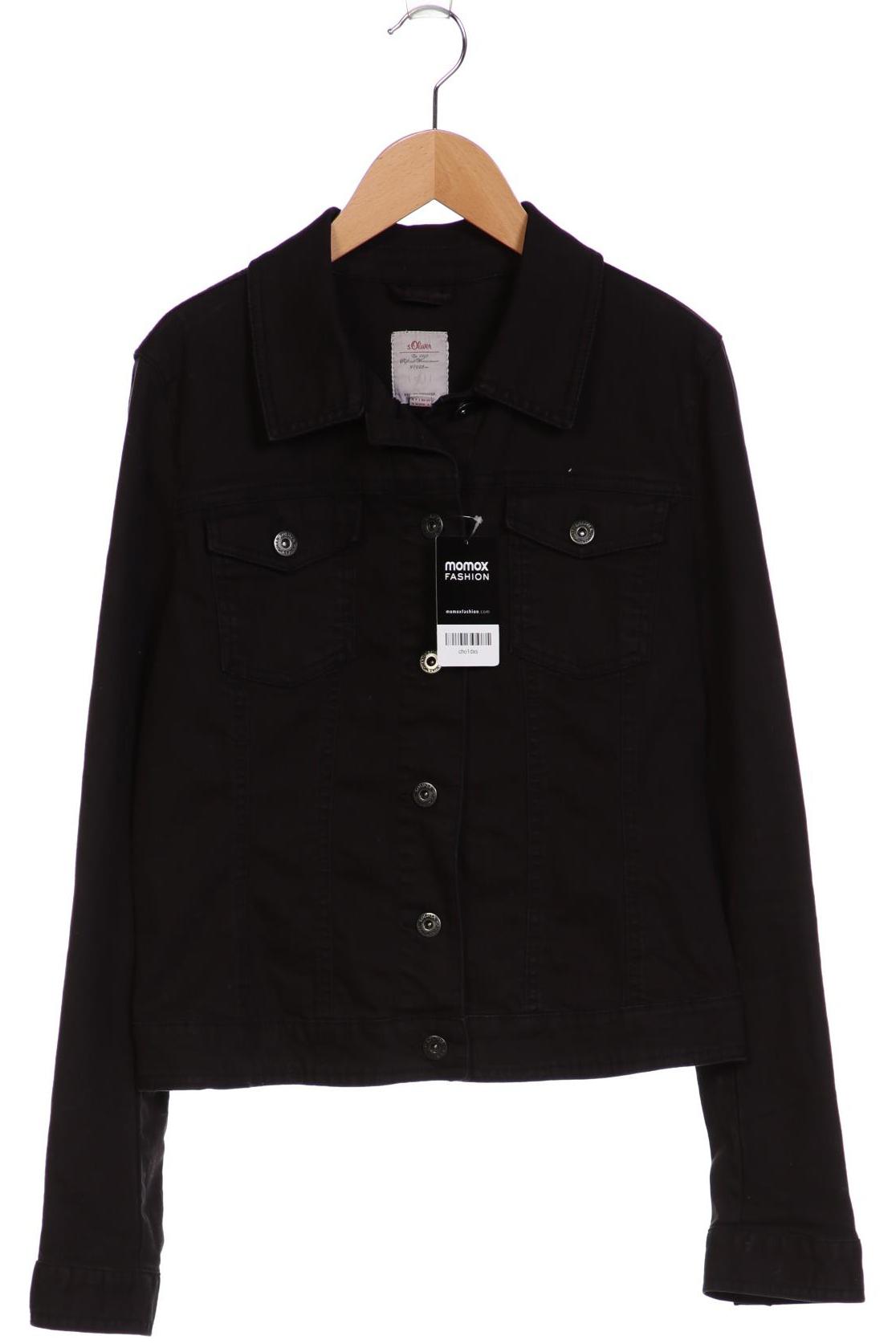 

s.Oliver Damen Jacke, schwarz, Gr. 36