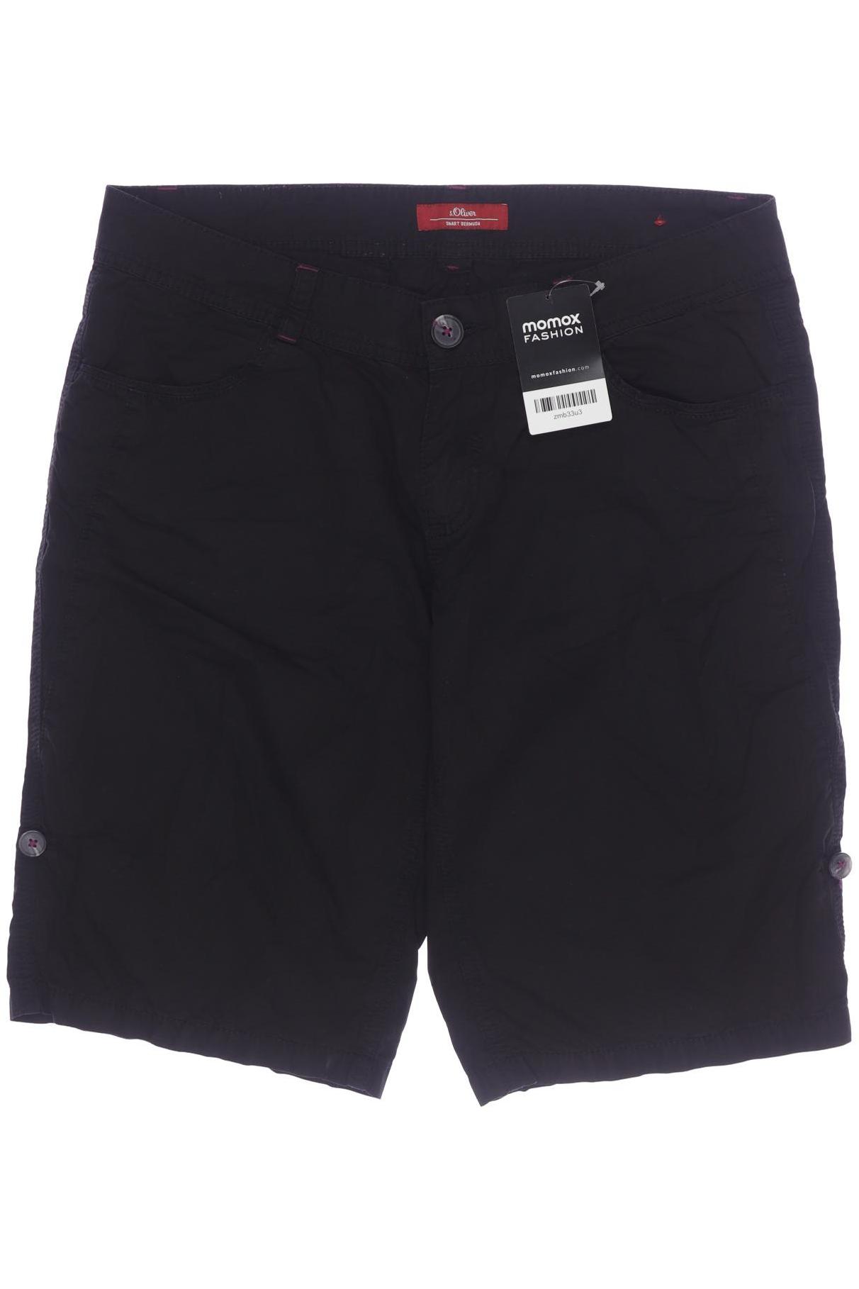 

s.Oliver Damen Shorts, schwarz, Gr. 38