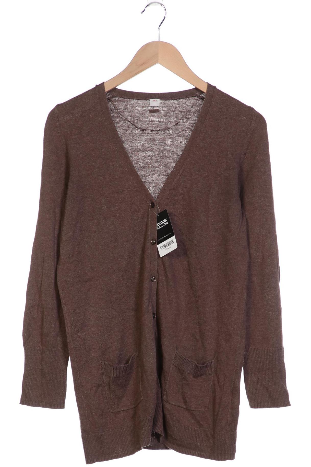 

s.Oliver Damen Strickjacke, braun, Gr. 40