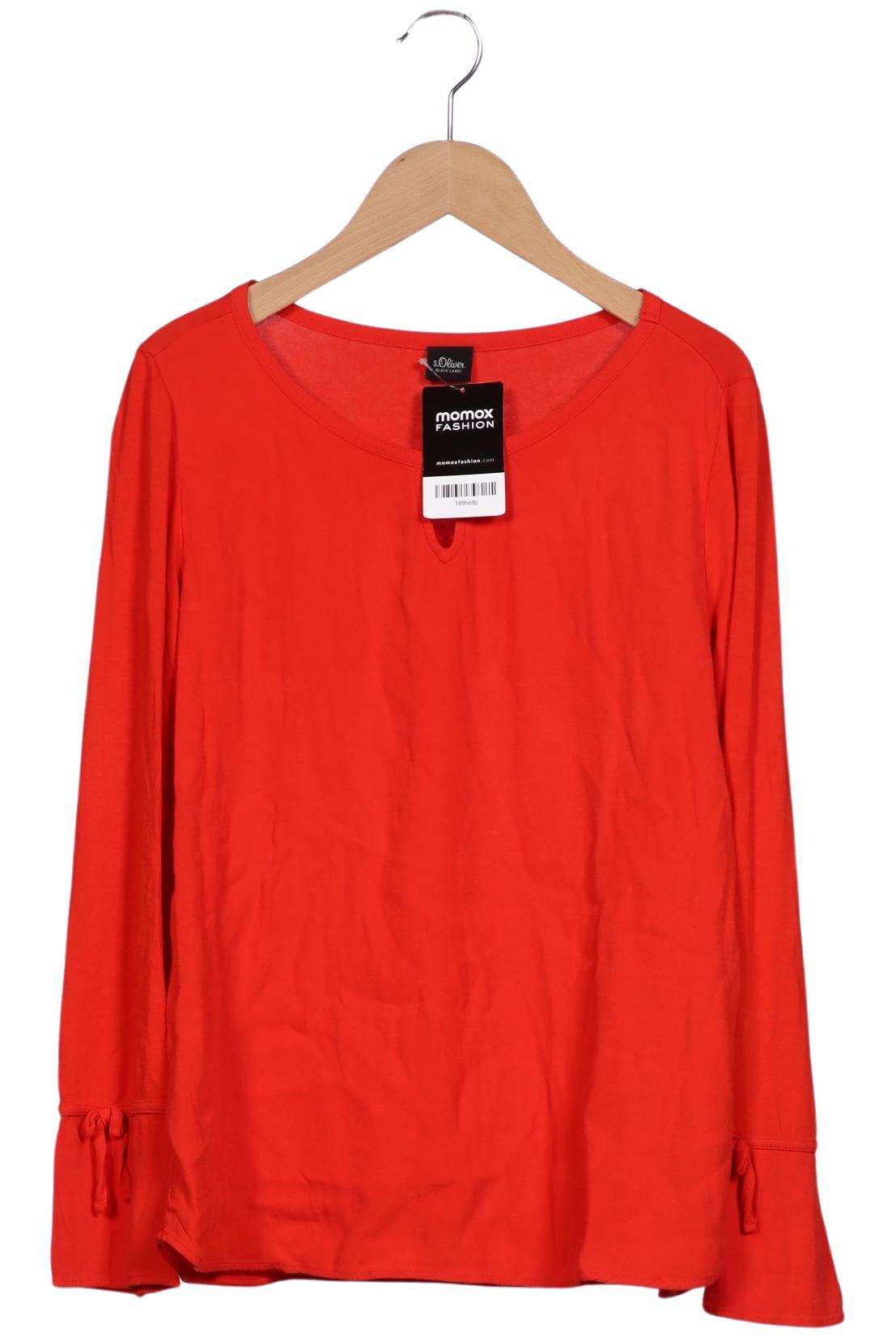 

s.Oliver Damen Langarmshirt, rot, Gr. 38