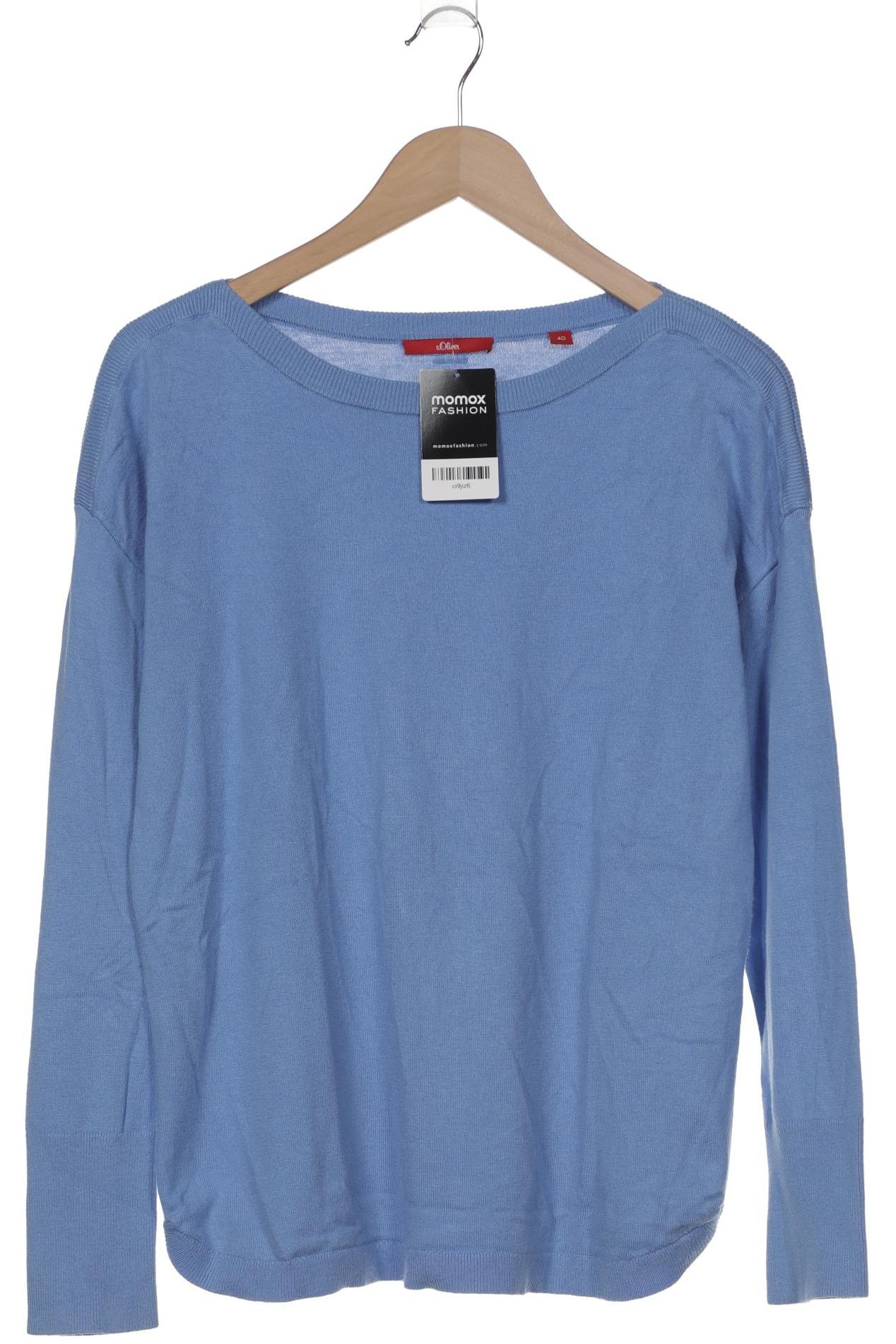 

s.Oliver Damen Pullover, blau, Gr. 40