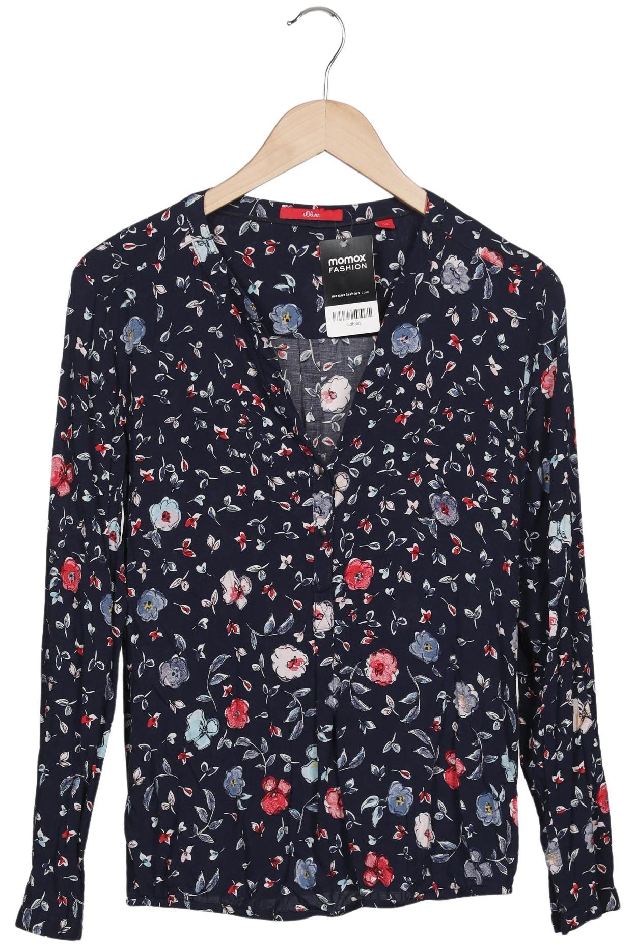 

s.Oliver Damen Bluse, marineblau, Gr. 38