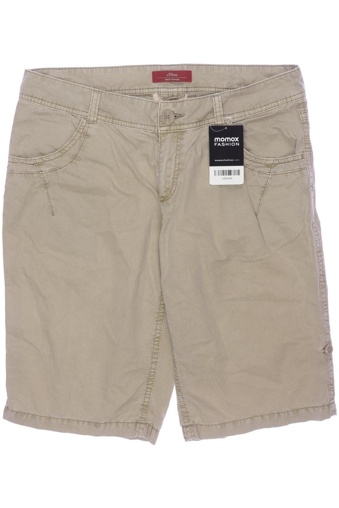 

s.Oliver Damen Shorts, beige, Gr. 38