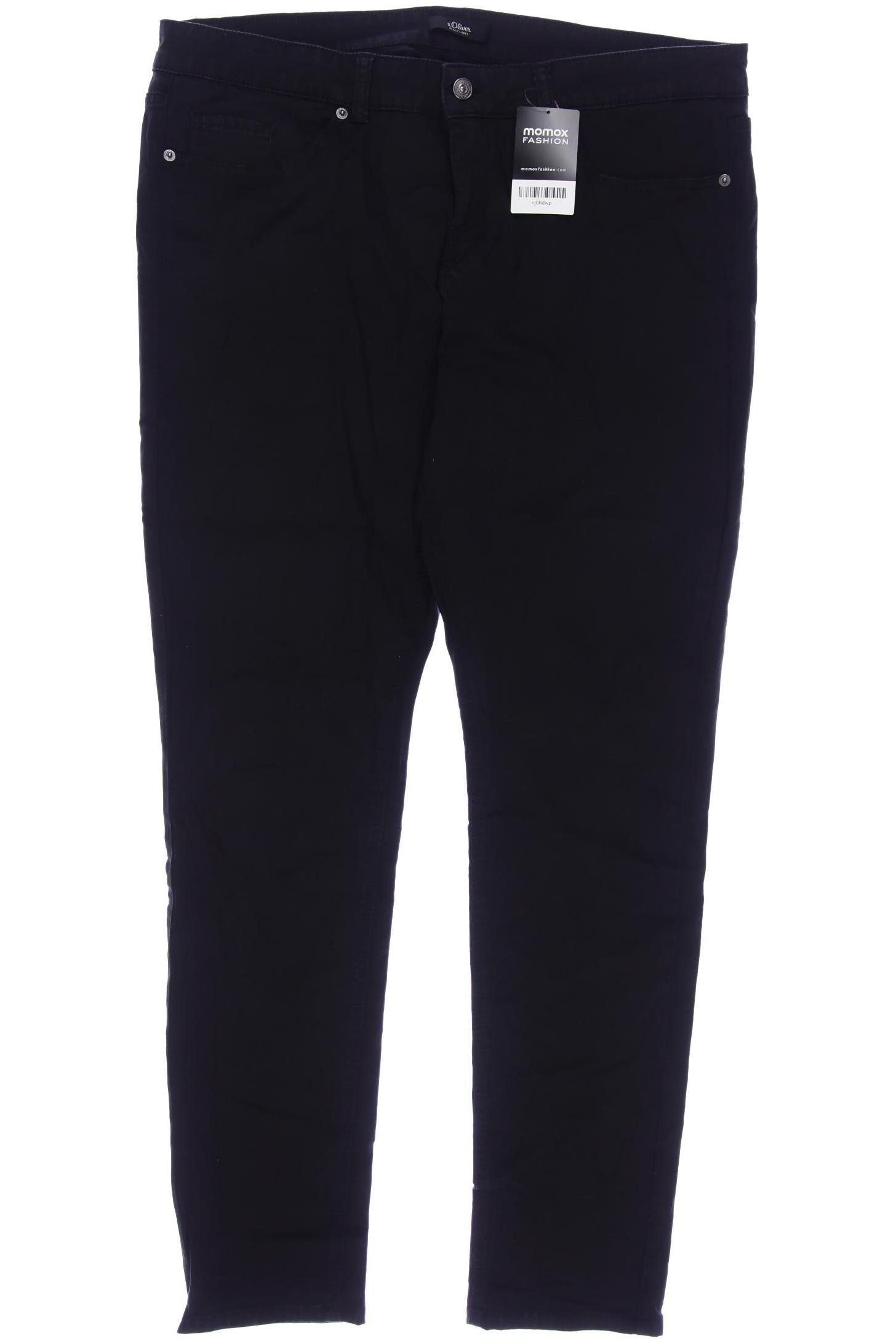 

s.Oliver Damen Jeans, schwarz