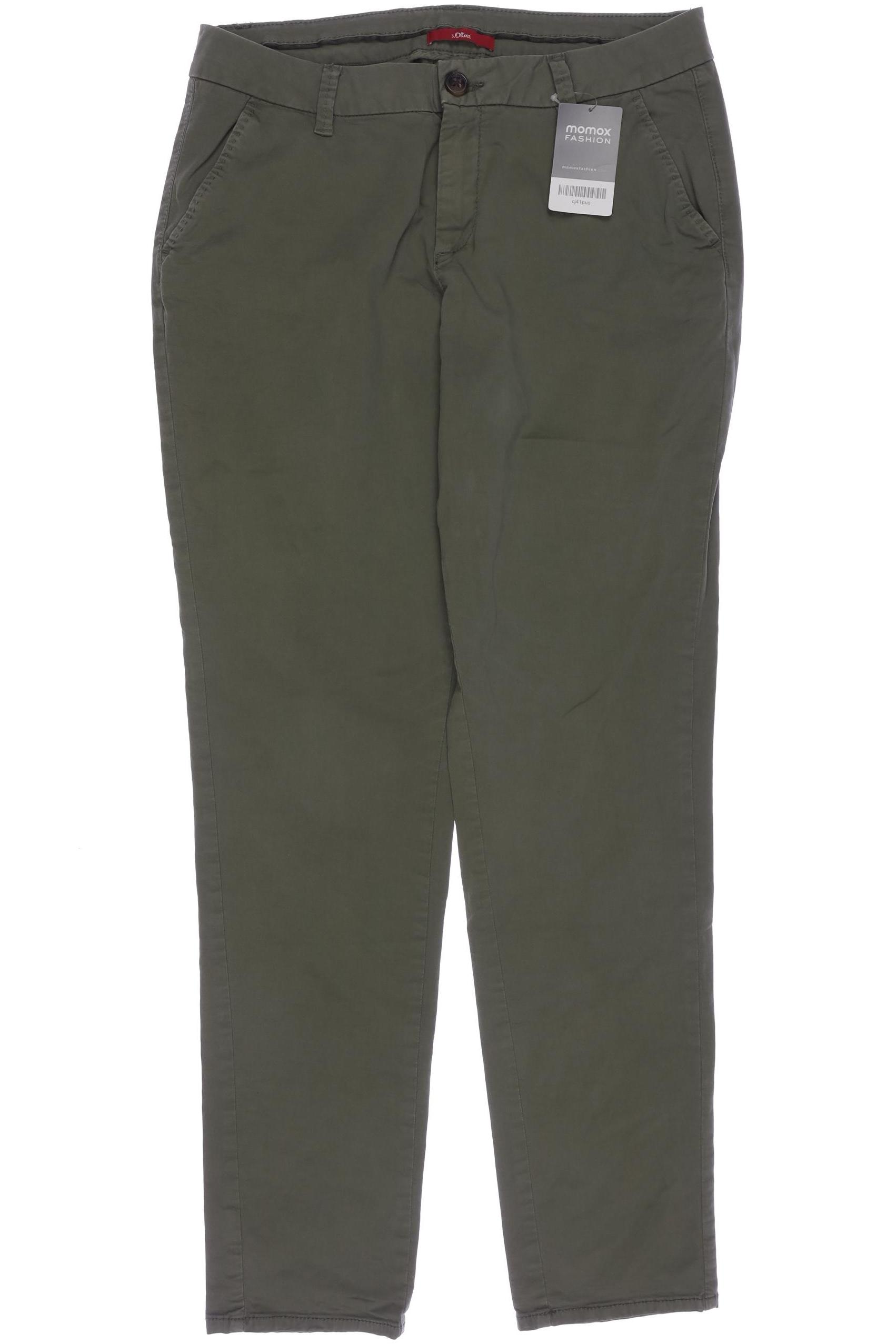 

s.Oliver Damen Stoffhose, grün, Gr. 40