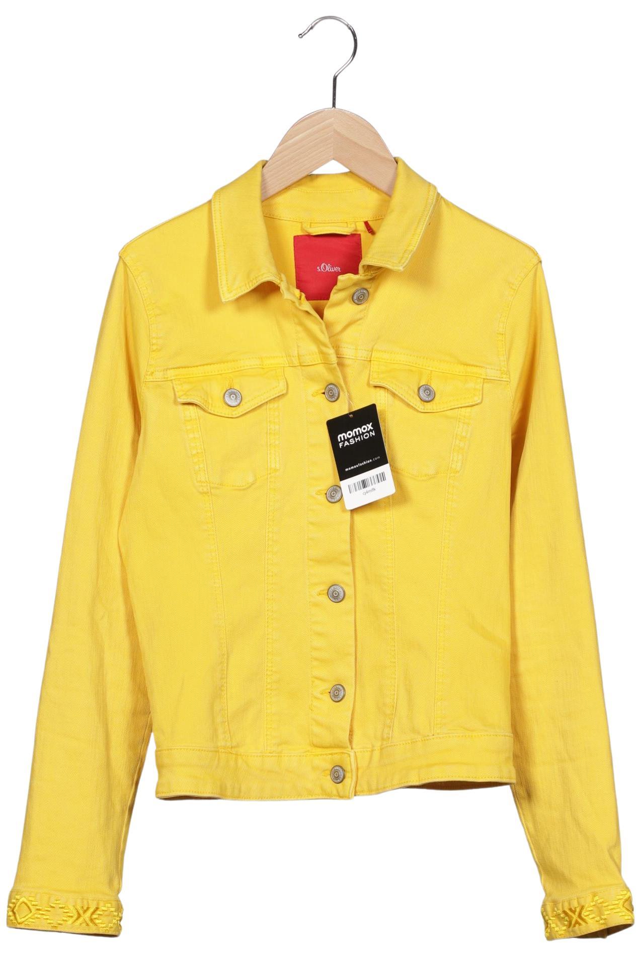 

s.Oliver Damen Jacke, gelb, Gr. 36