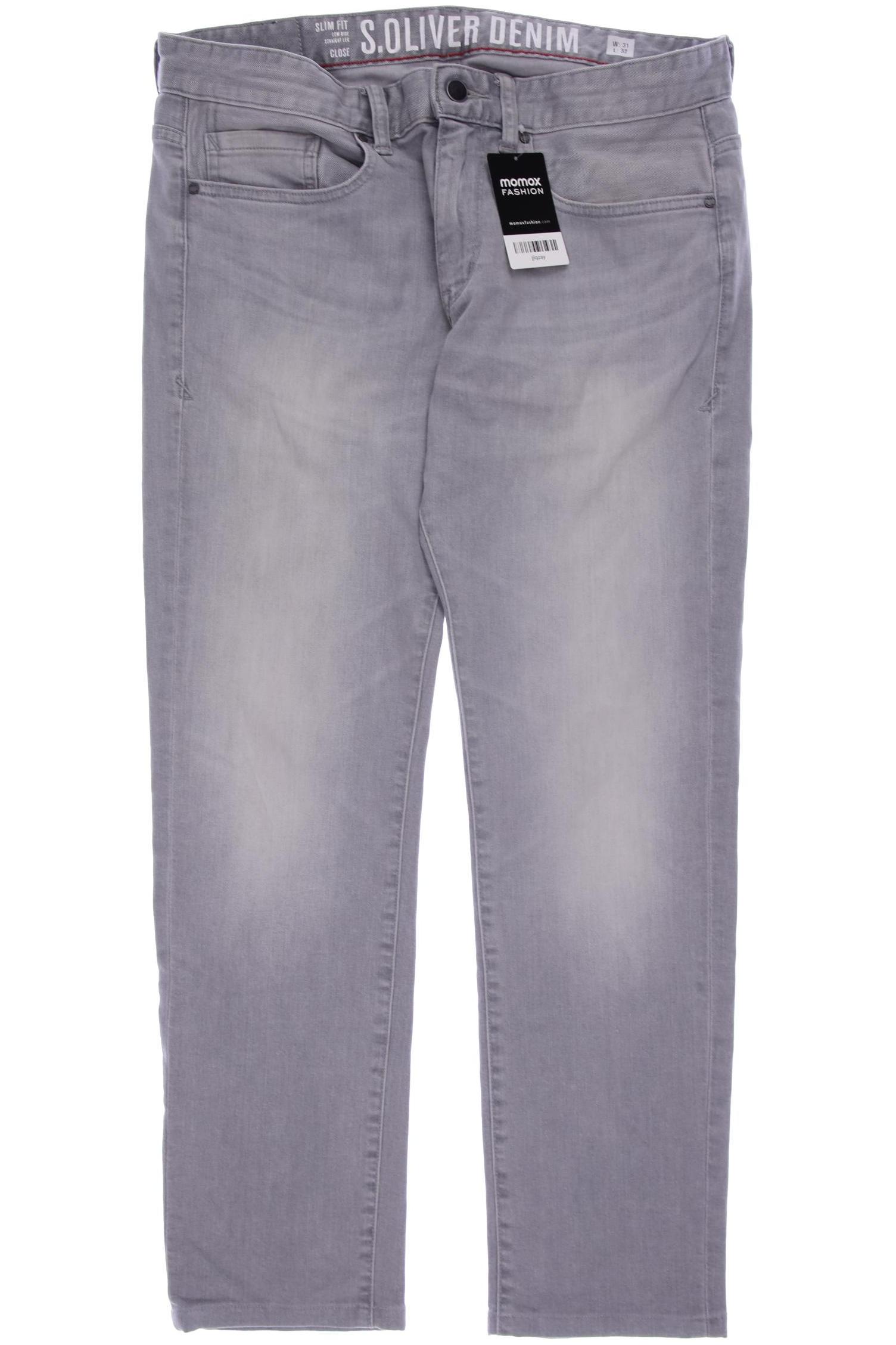 

s.Oliver Damen Jeans, grau