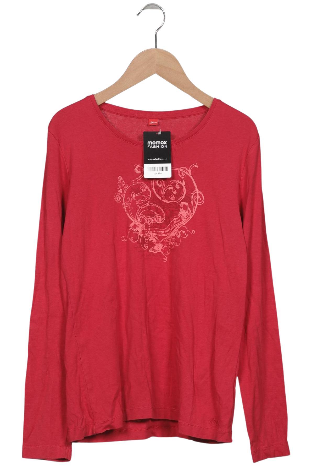 

s.Oliver Damen Langarmshirt, rot, Gr. 42