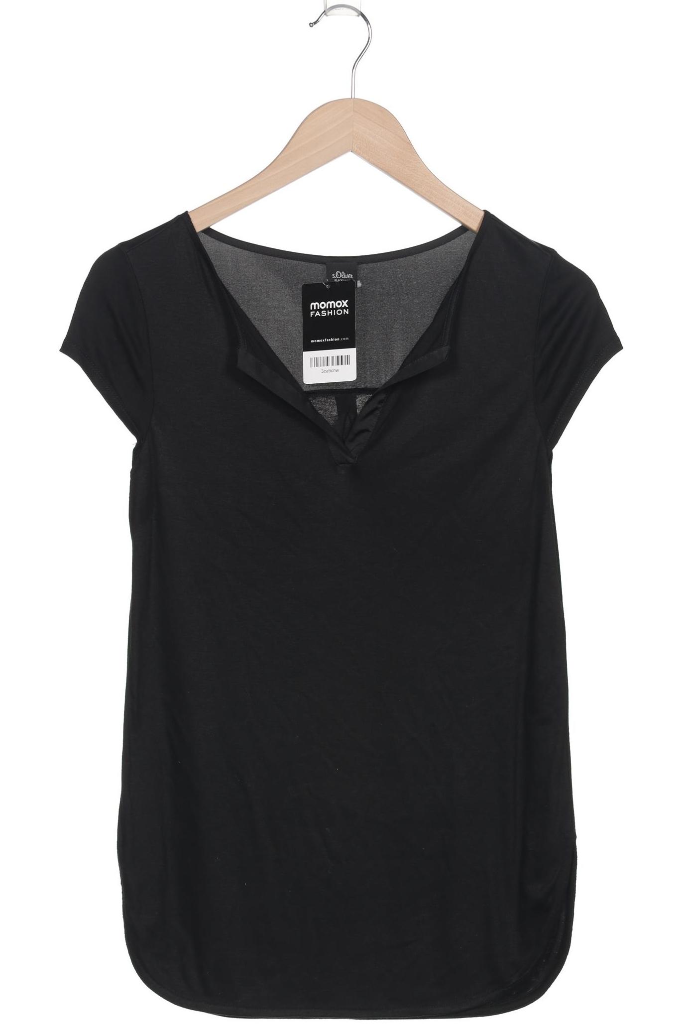 

s.Oliver Damen T-Shirt, schwarz, Gr. 36