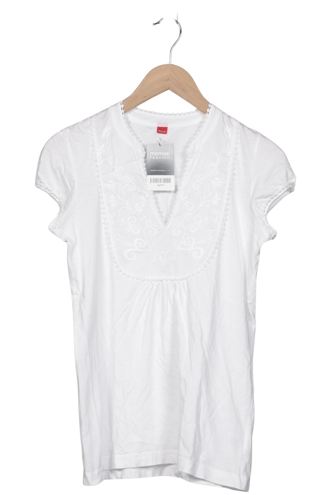 

s.Oliver Damen T-Shirt, weiß, Gr. 38
