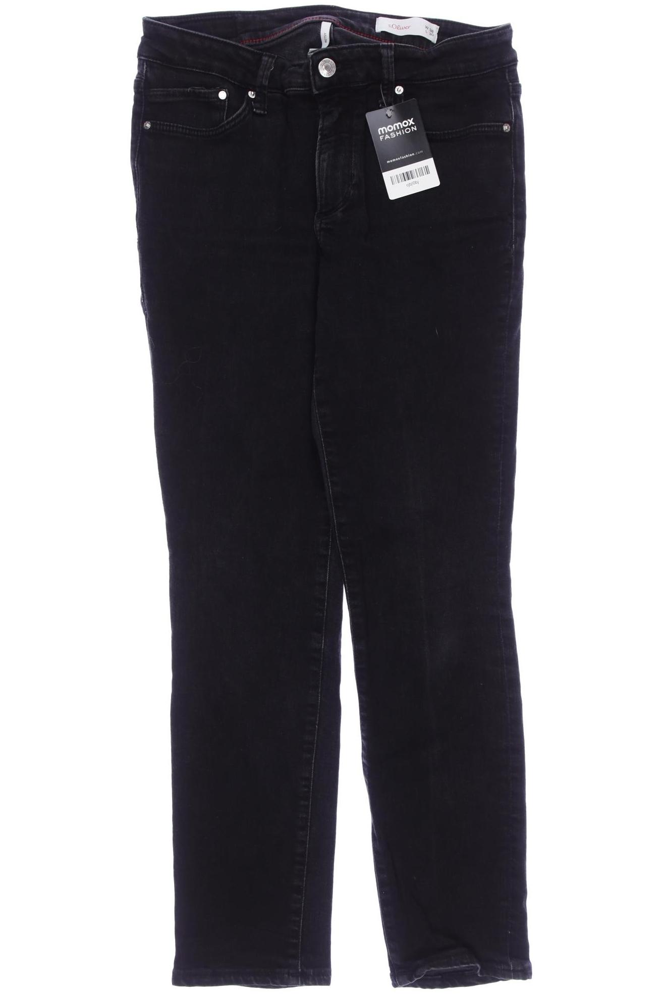 

s.Oliver Damen Jeans, schwarz, Gr. 38