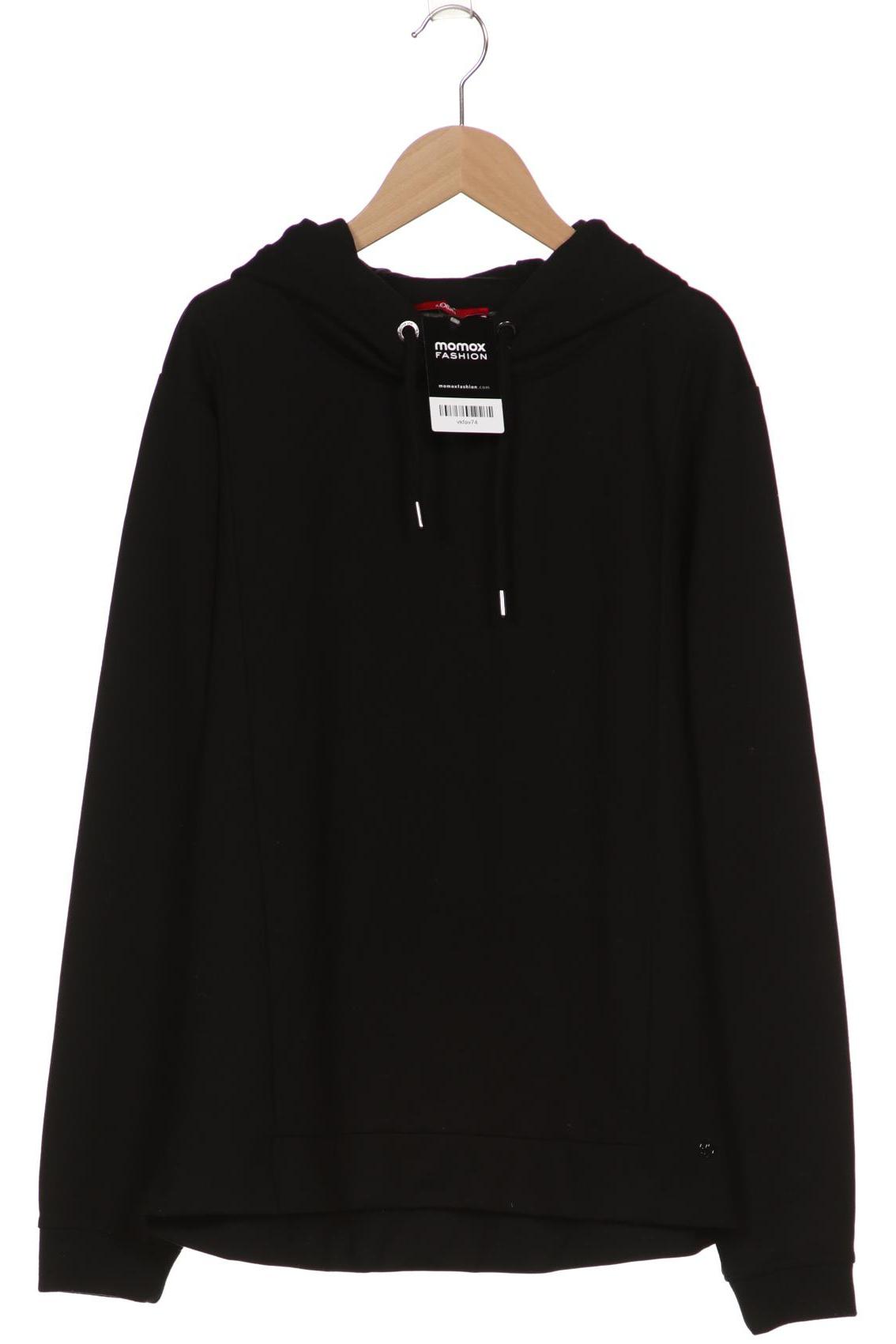 

s.Oliver Damen Kapuzenpullover, schwarz, Gr. 38