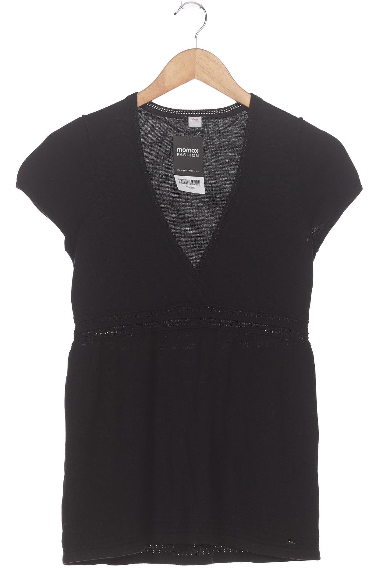 

s.Oliver Damen Pullover, schwarz