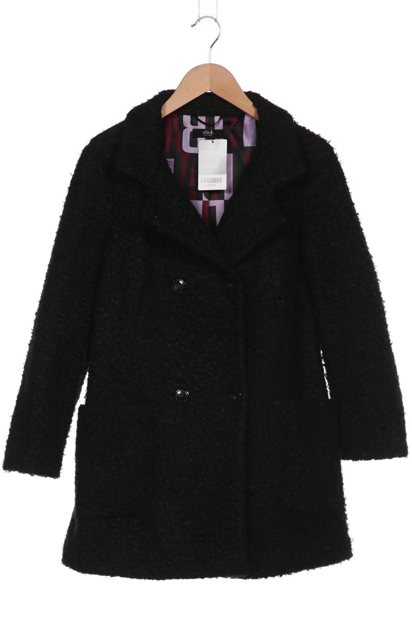 

s.Oliver Damen Mantel, grün, Gr. 38