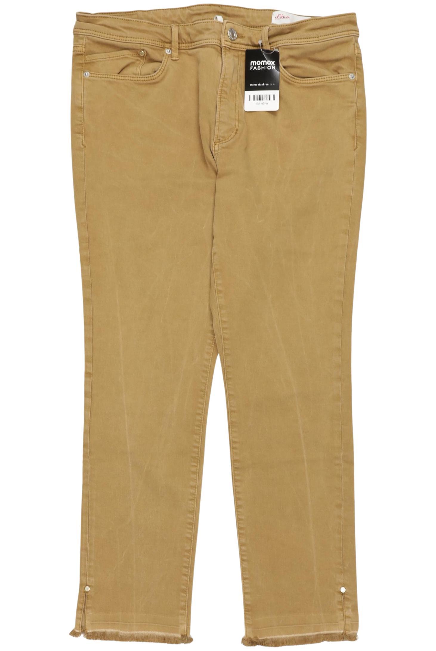 

s.Oliver Damen Jeans, beige, Gr. 42