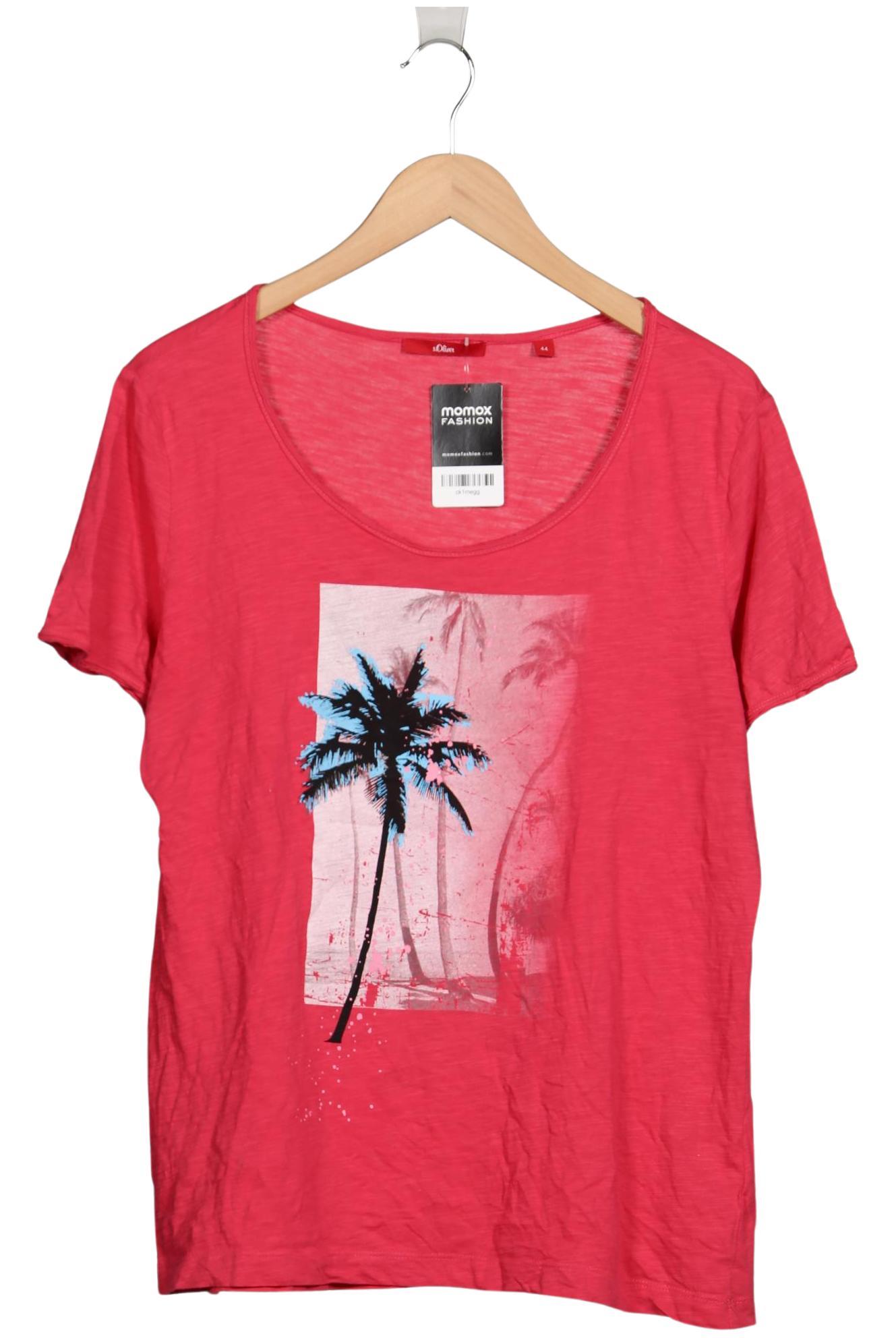 

s.Oliver Damen T-Shirt, pink, Gr. 44