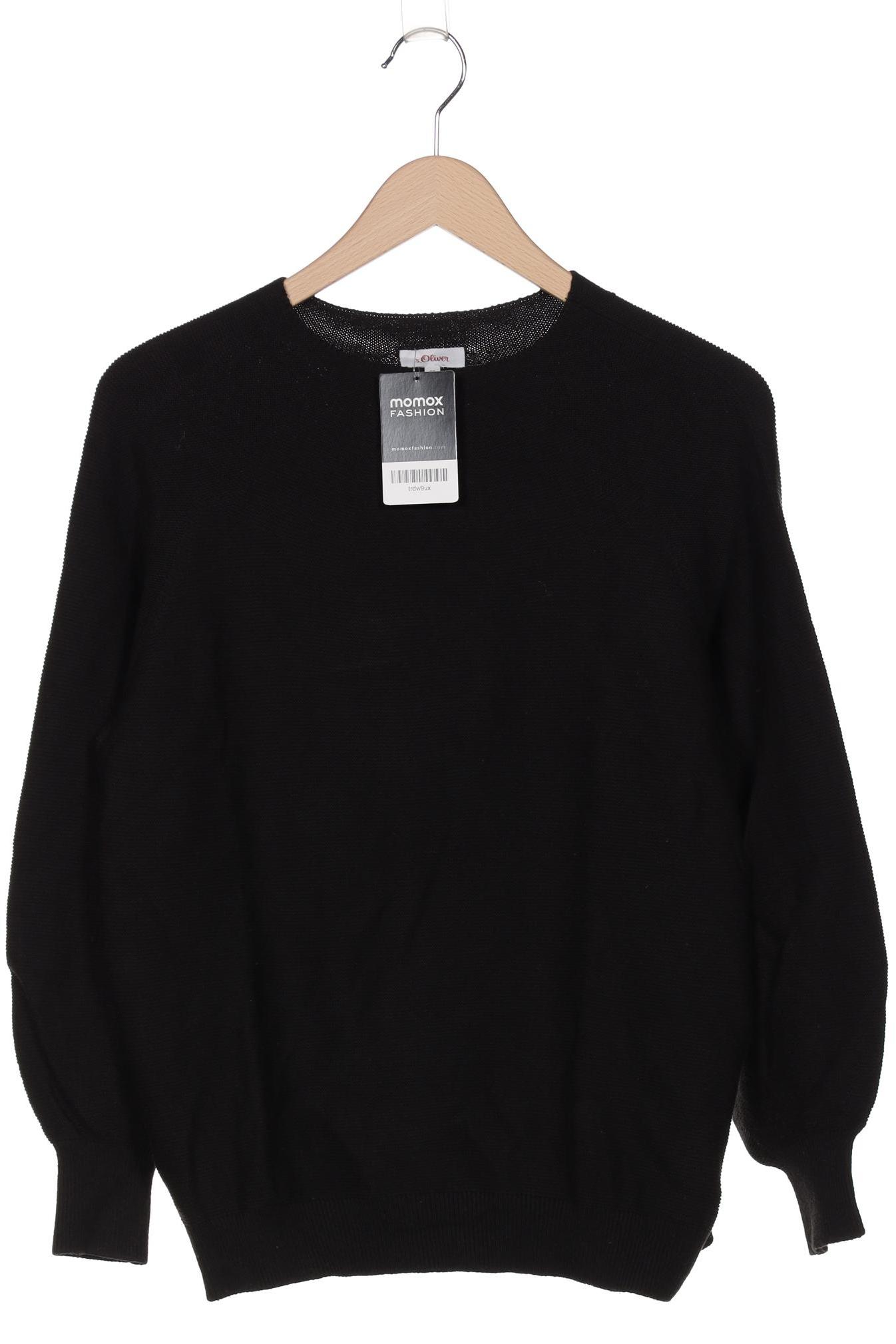 

s.Oliver Damen Pullover, schwarz, Gr. 44