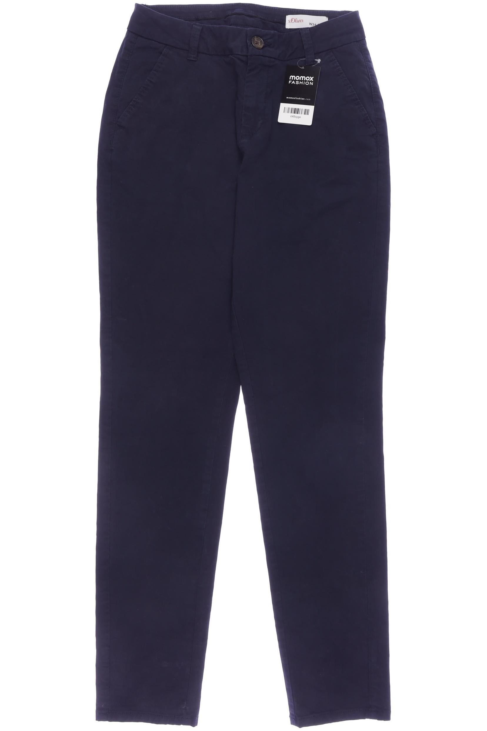 

s.Oliver Damen Stoffhose, marineblau, Gr. 34