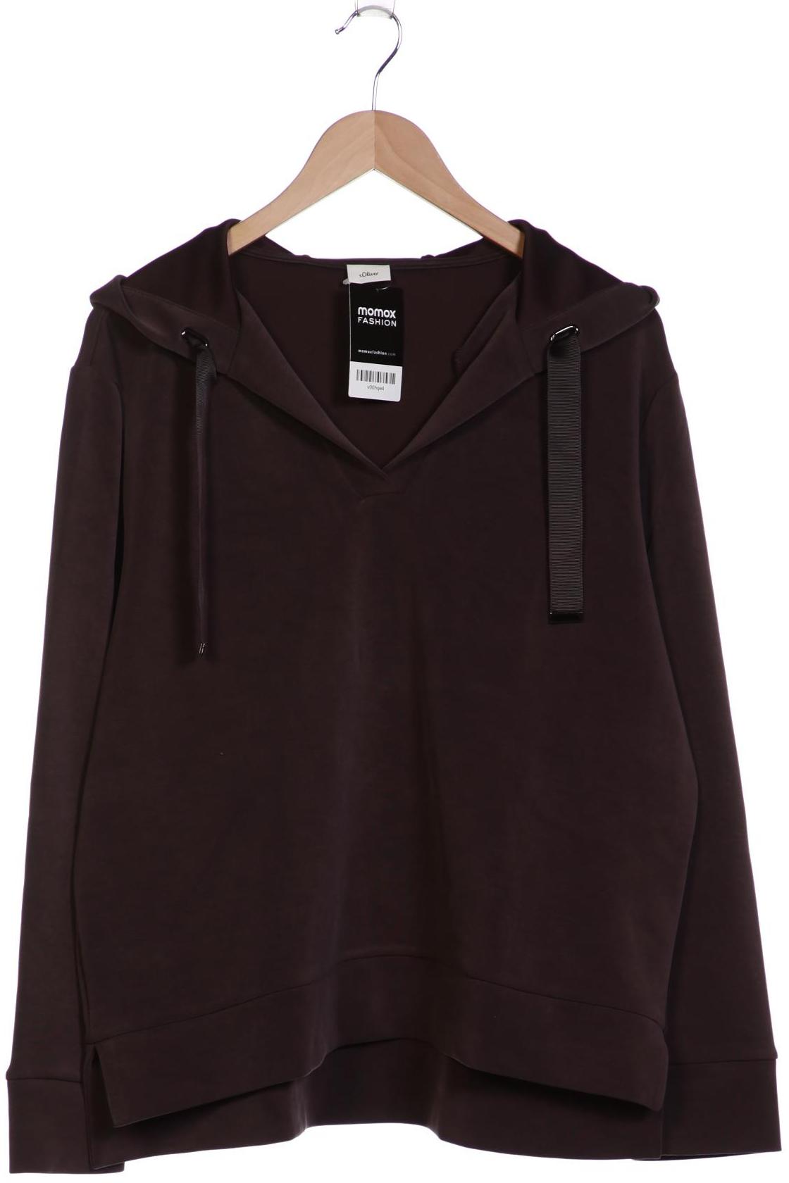 

s.Oliver Damen Kapuzenpullover, braun, Gr. 42