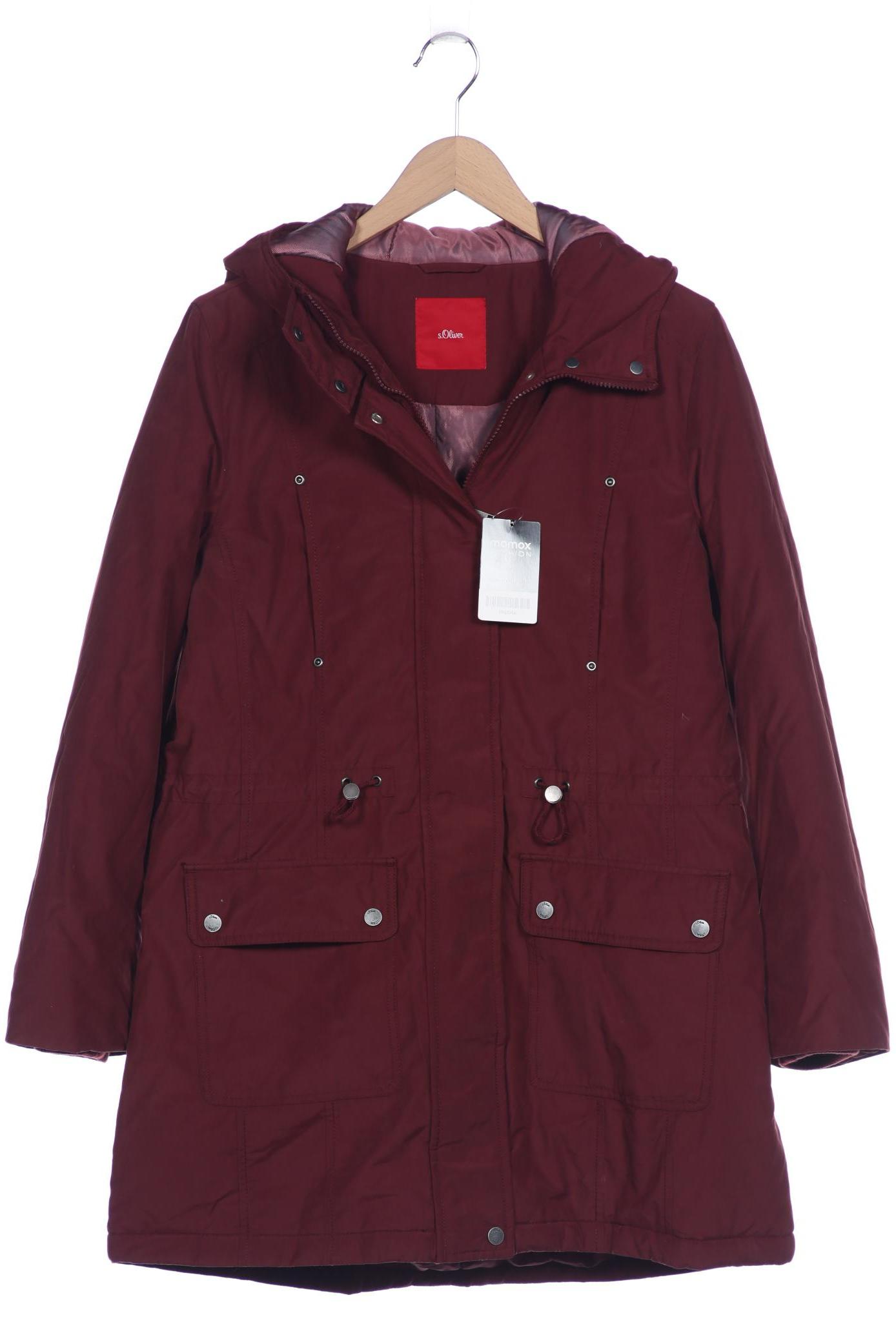

s.Oliver Damen Mantel, bordeaux, Gr. 40