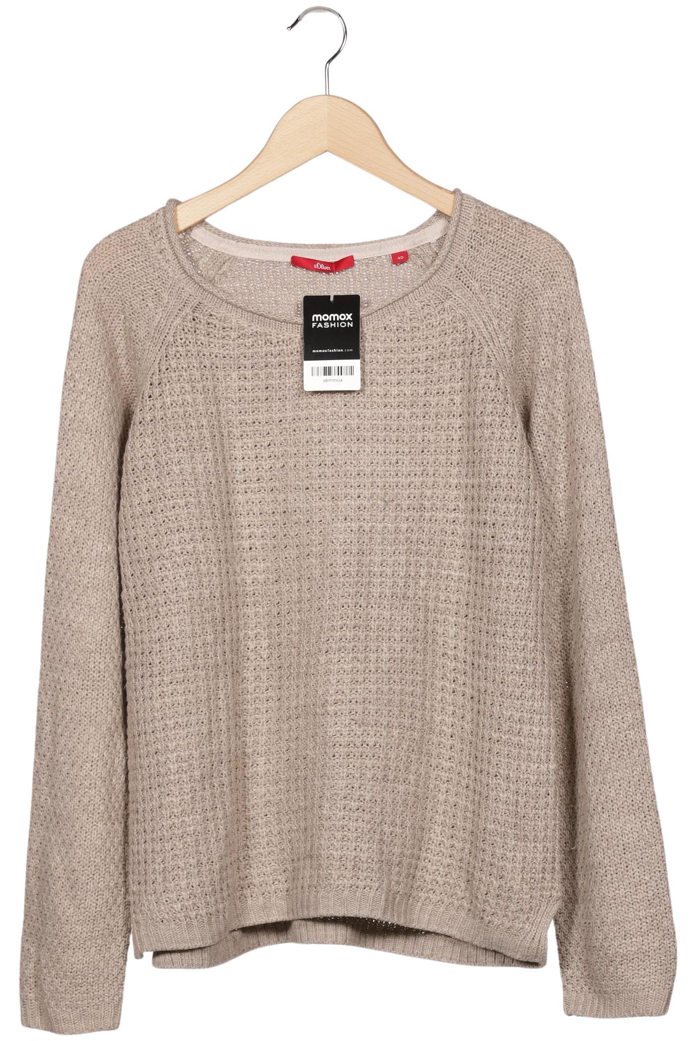 

s.Oliver Damen Pullover, beige, Gr. 40