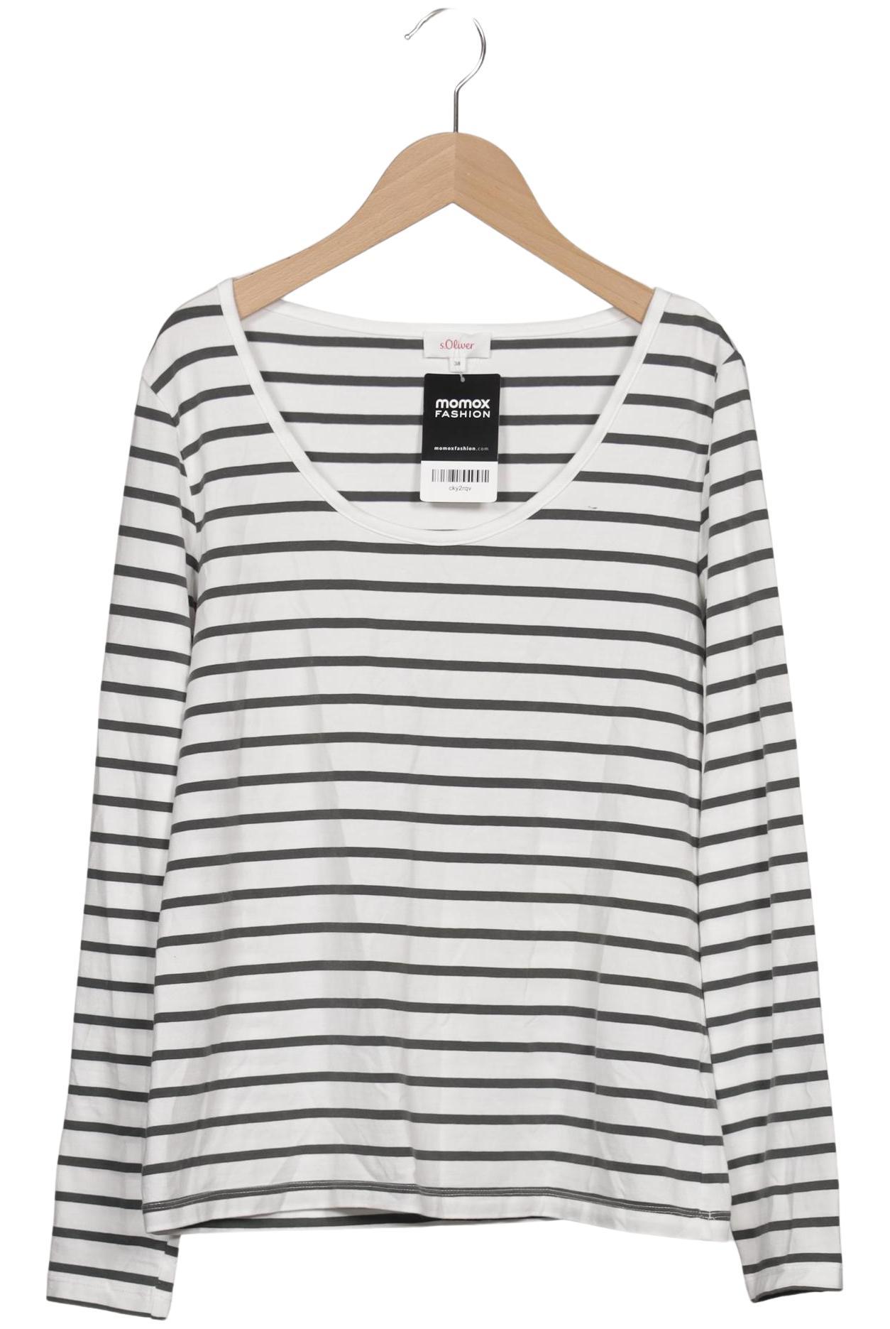 

s.Oliver Damen Langarmshirt, mehrfarbig, Gr. 38