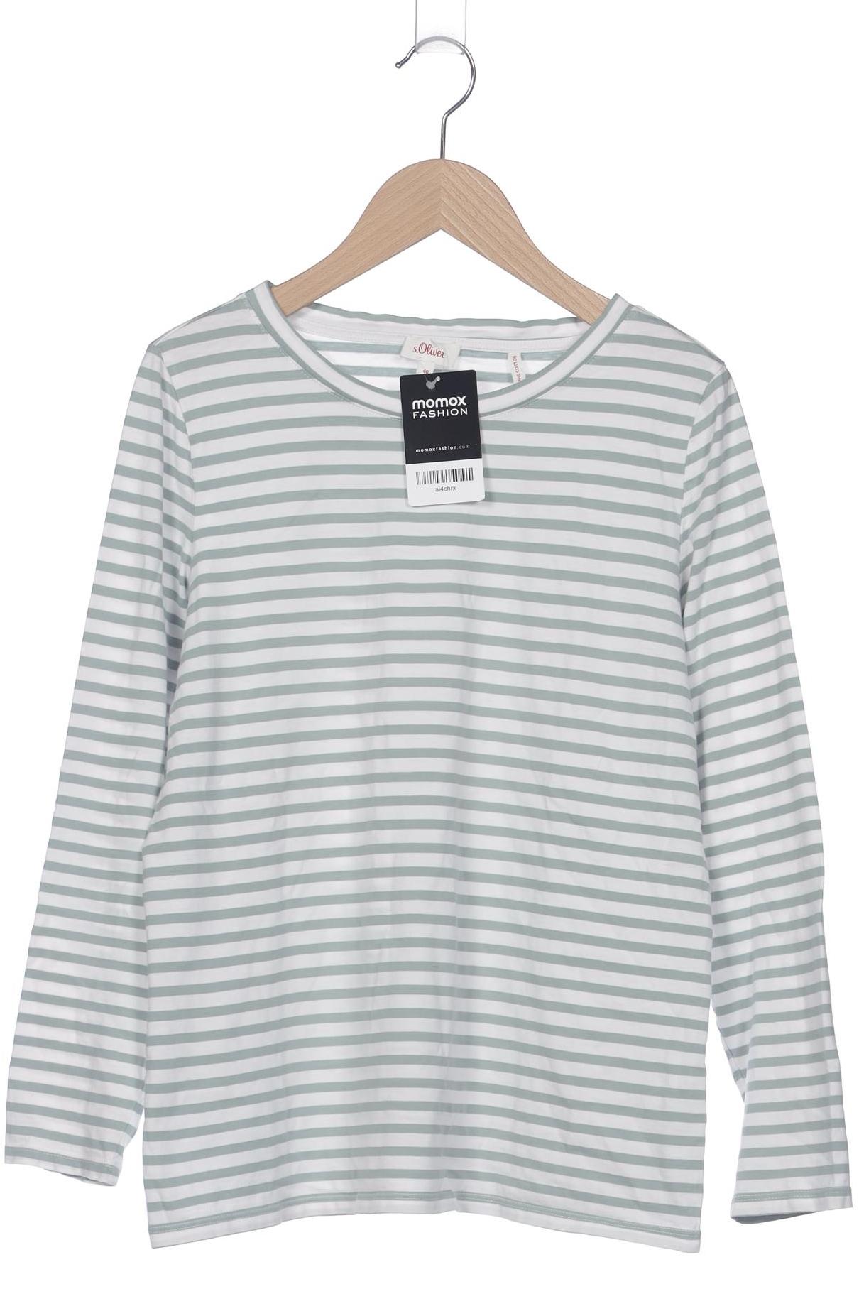 

s.Oliver Damen Langarmshirt, weiß, Gr. 40